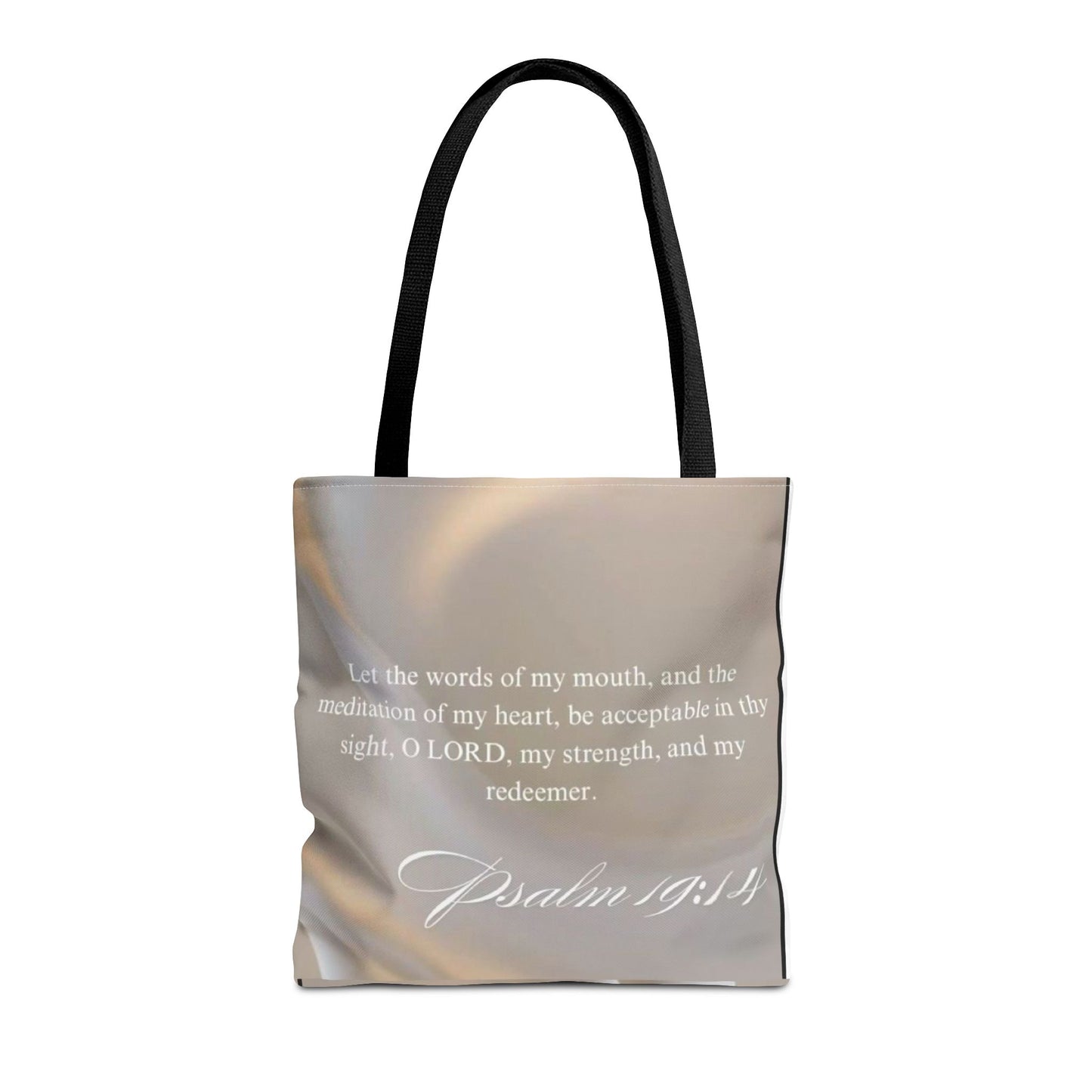 Meditation of my heart scripture Tote Bag psalm 19:14