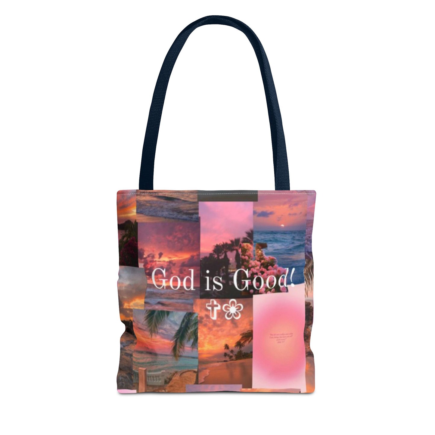 God is good tote peaceful praise and sunset faith