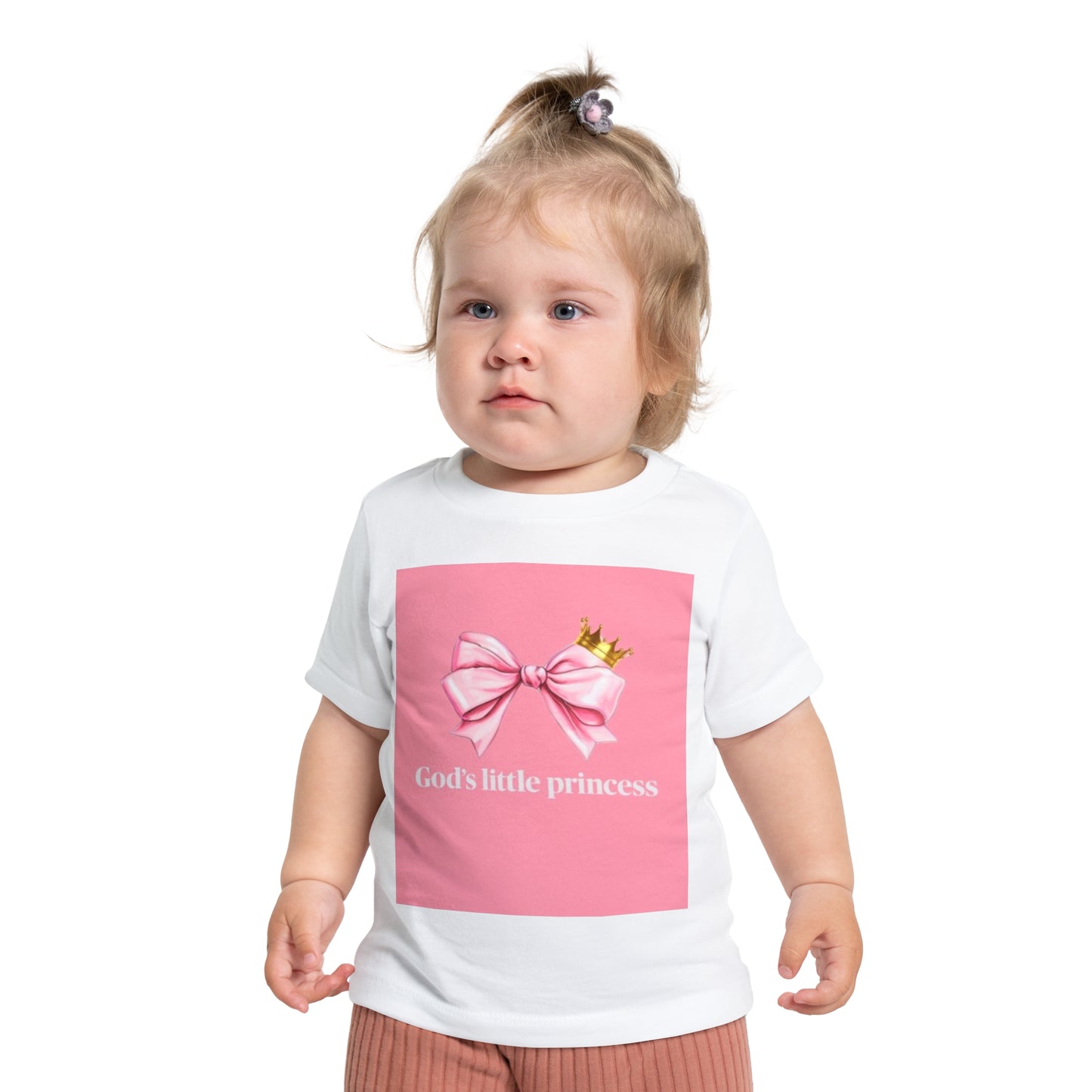 Pink Gods little princess Baby Short Sleeve T-Shirt