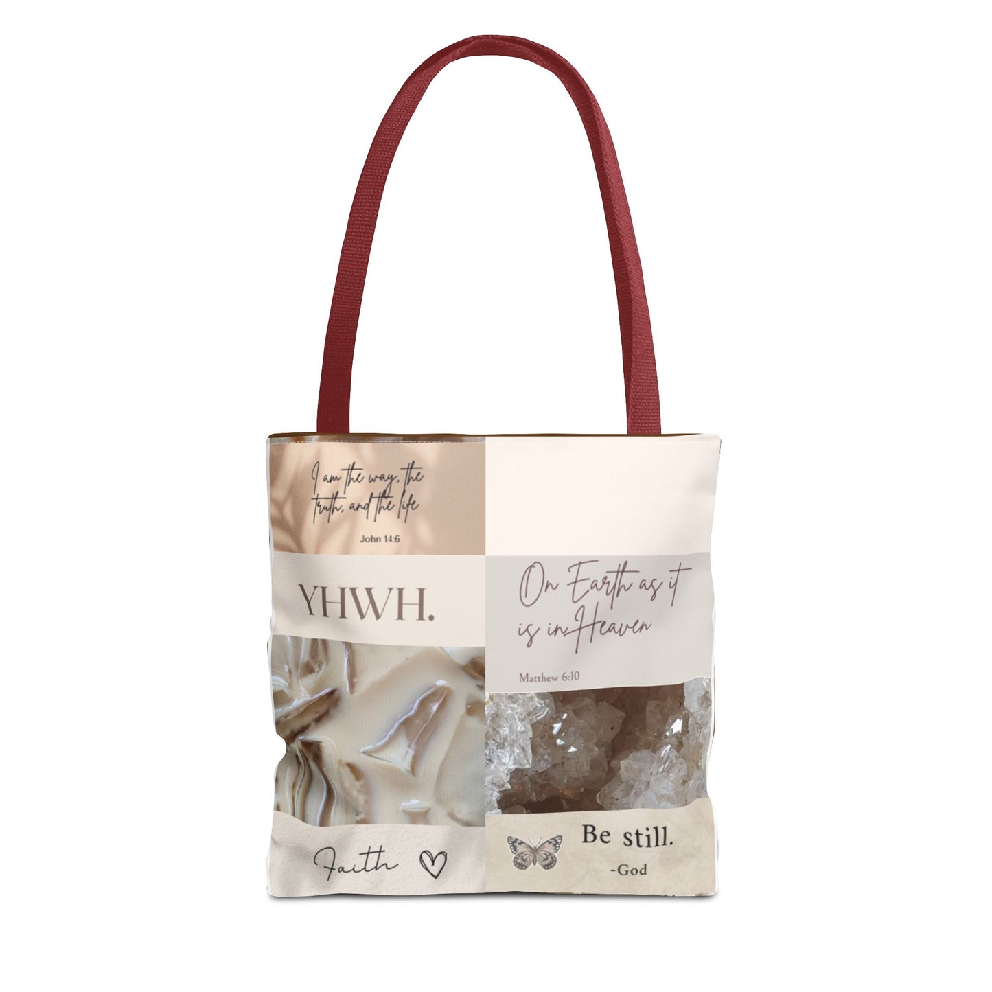 On earth as it is in heaven Tote Bag
