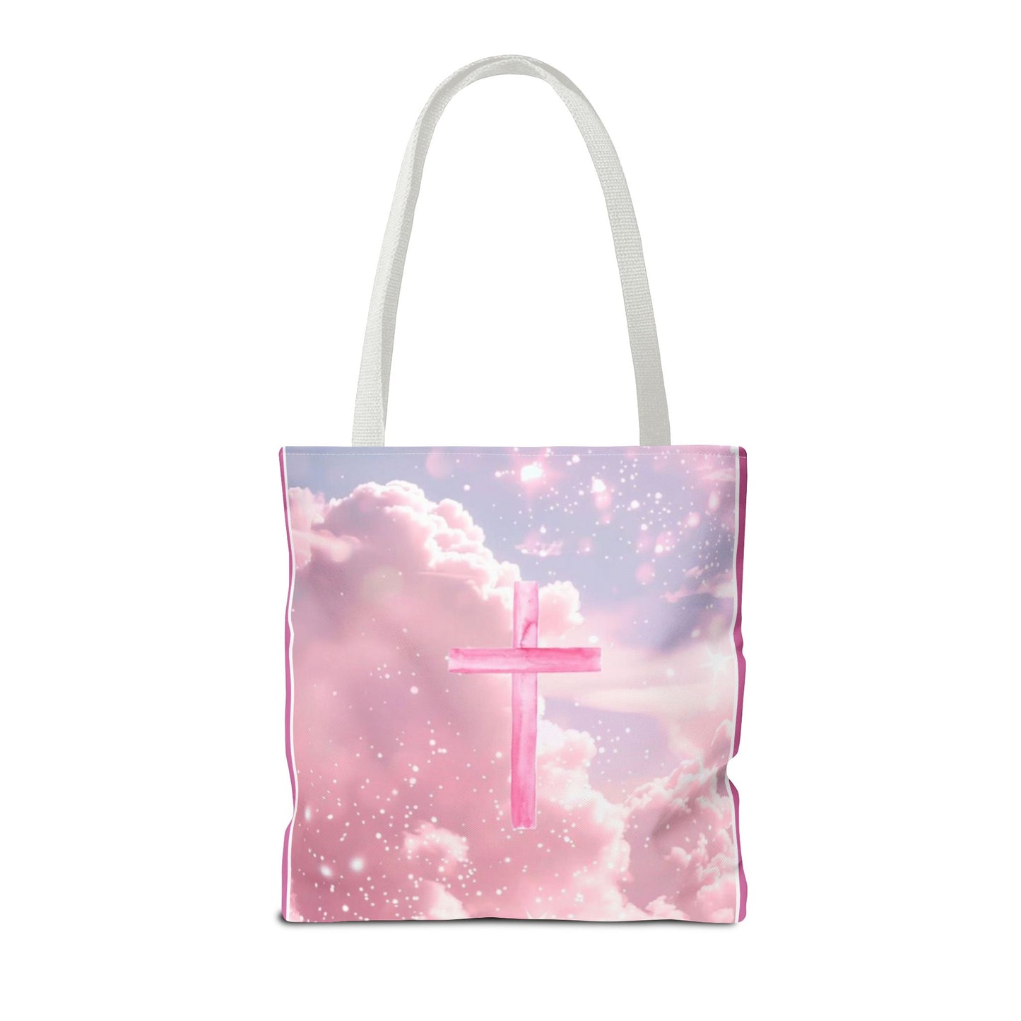 Inspirational Pink Cloud Tote Bag