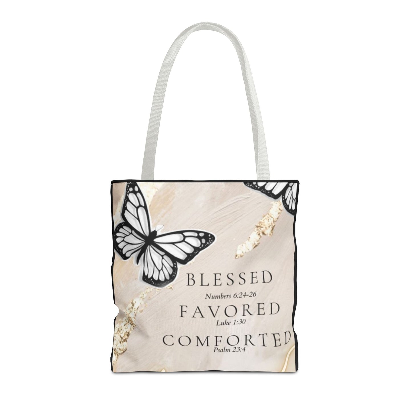 Blessed and  favored Tote Bag