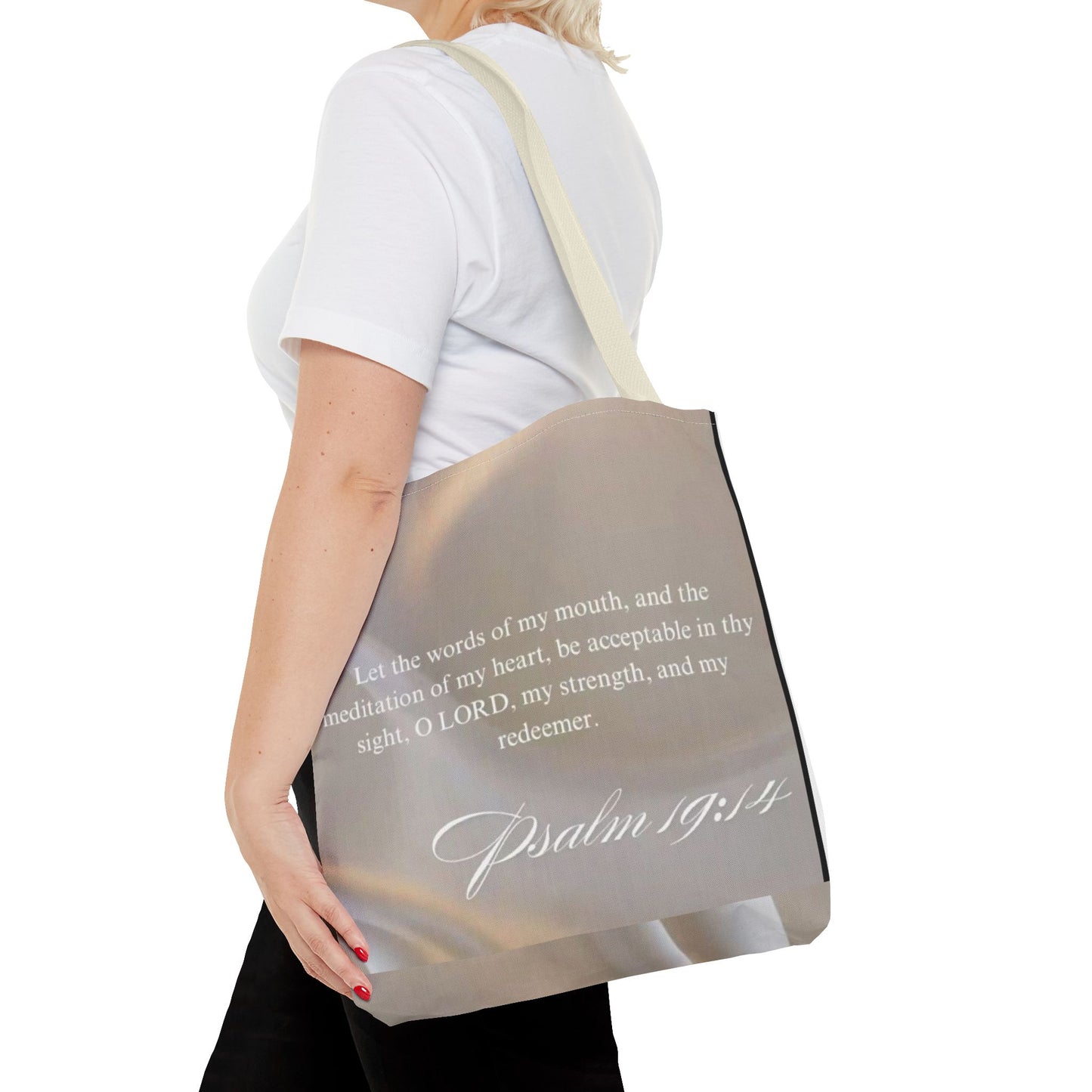Meditation of my heart scripture Tote Bag psalm 19:14