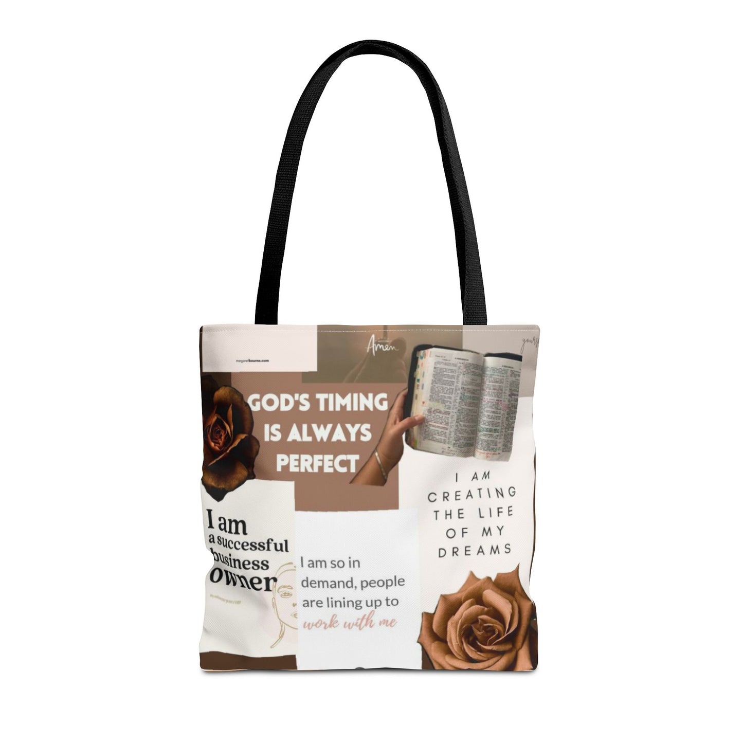 Inspirational Tote Bag for Goal-Driven Individuals