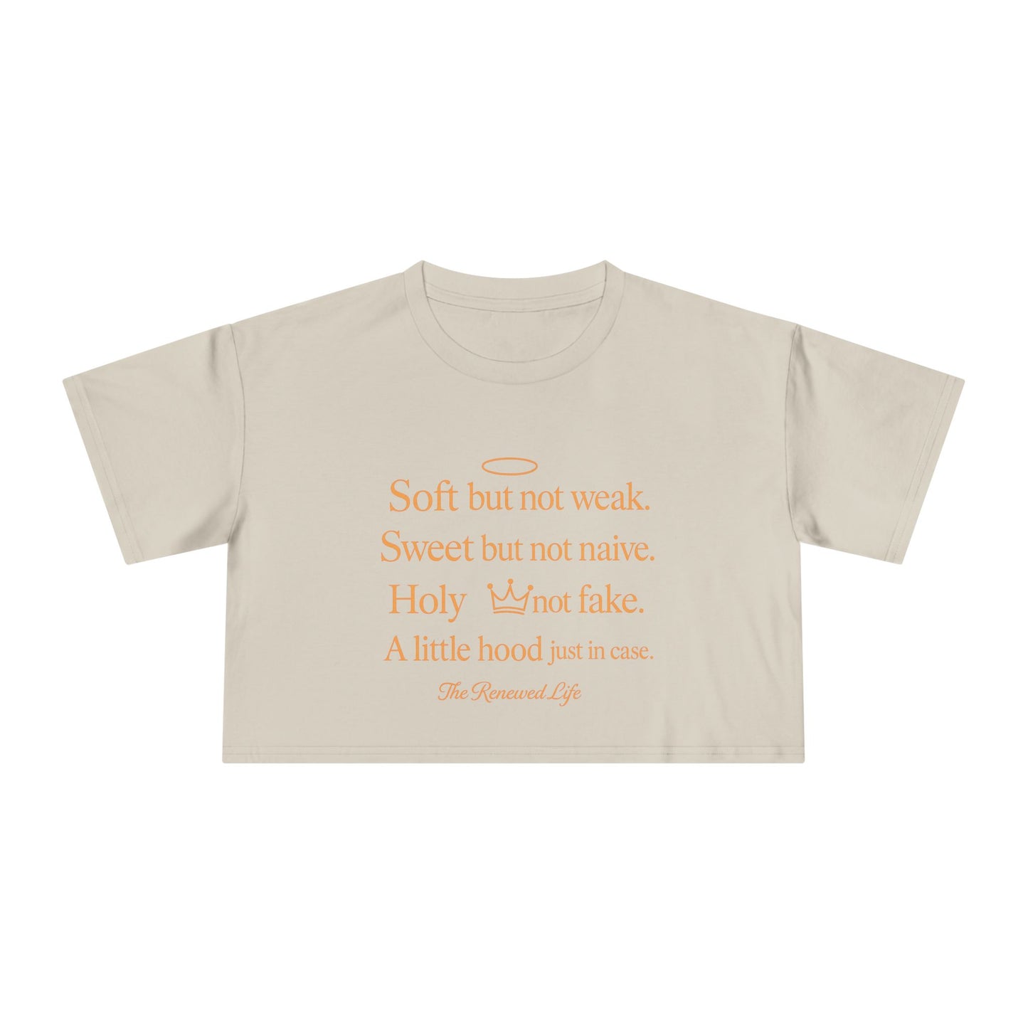 Soft but not weak Women's Crop Tee