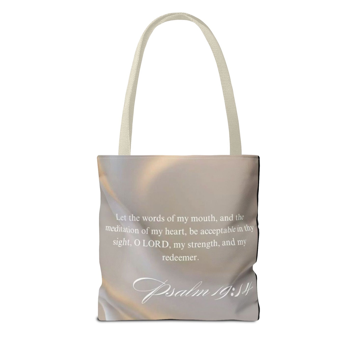 Meditation of my heart scripture Tote Bag psalm 19:14