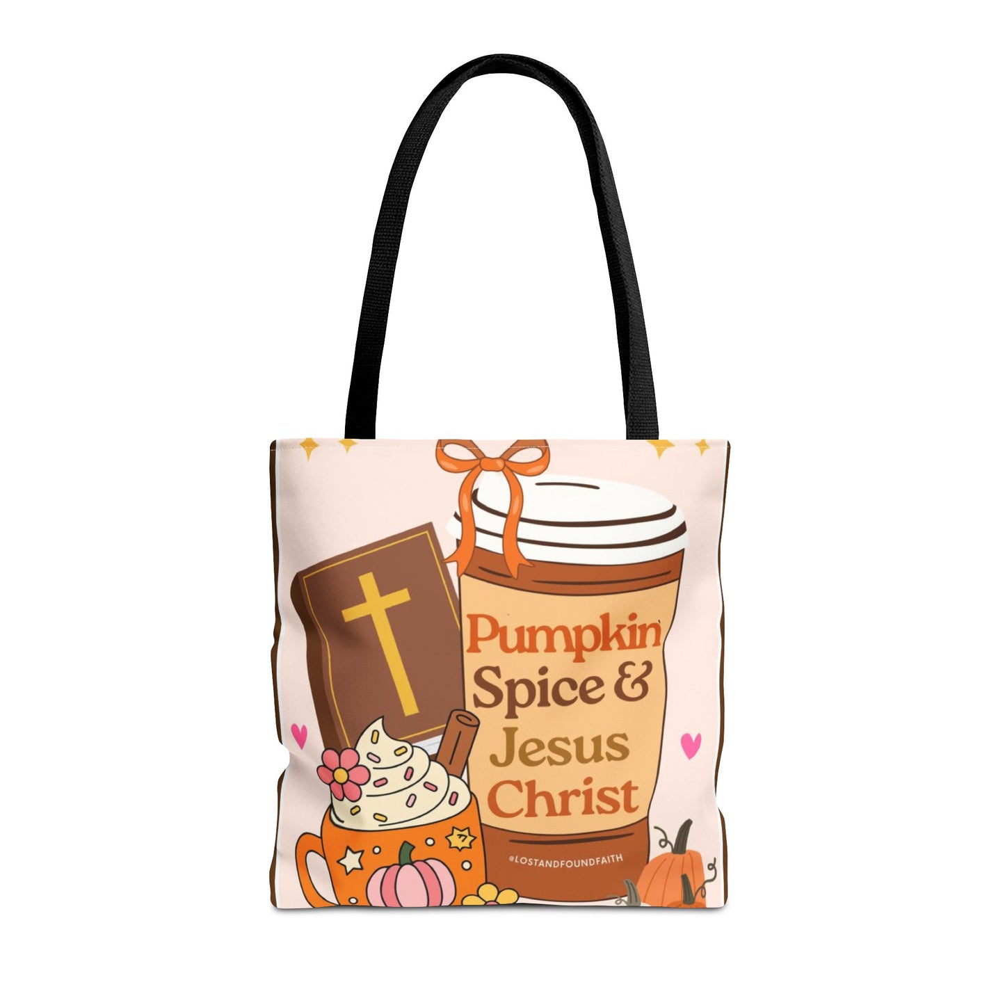 Pumpkin Spice & Jesus Tote Bag
