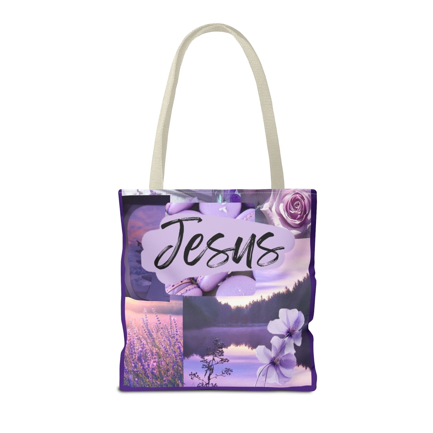 Jesus totes, calm, covered, and centered