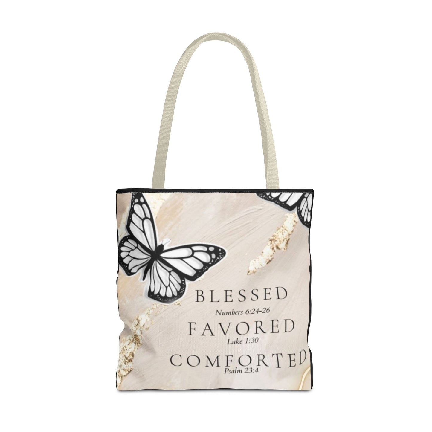 Blessed and  favored Tote Bag