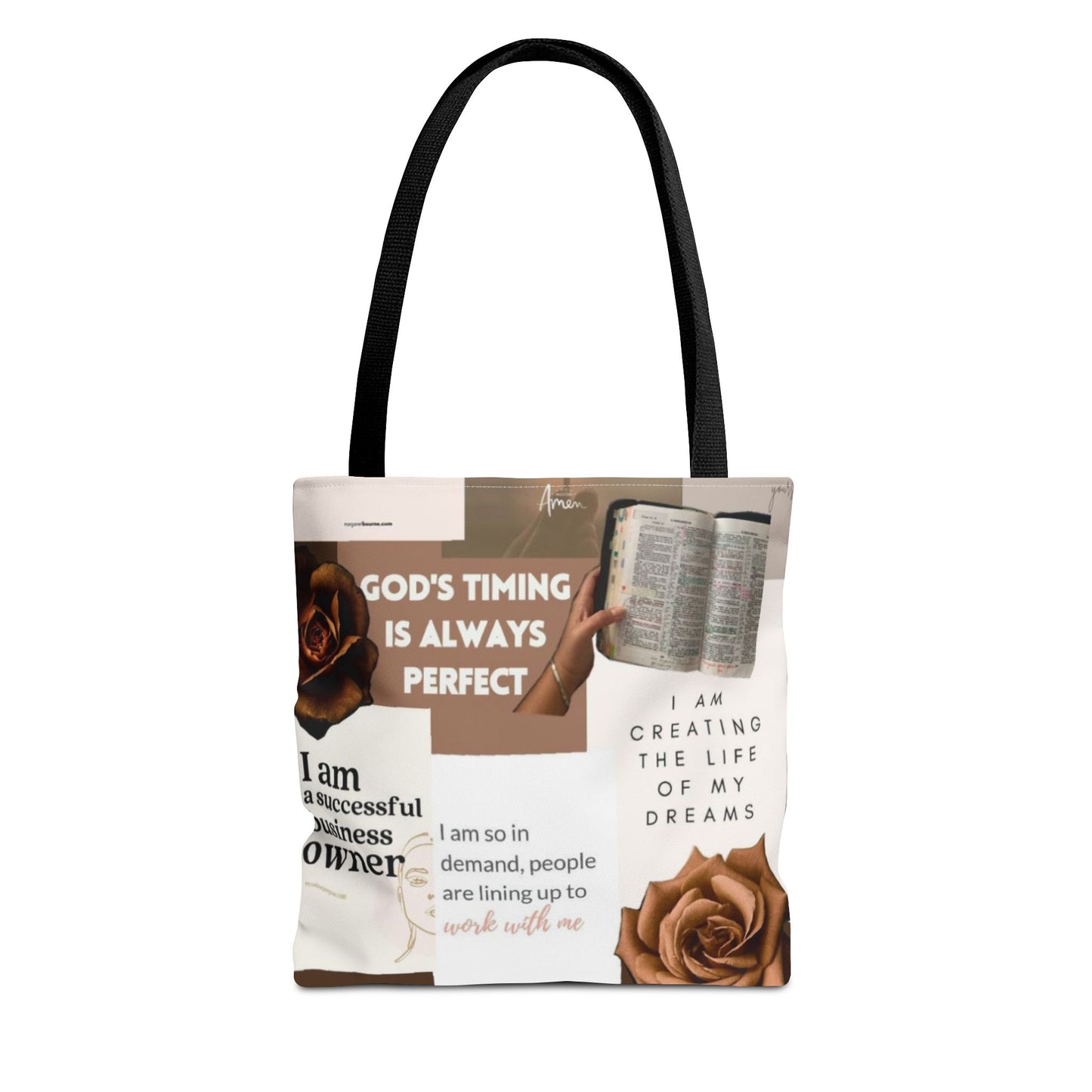 Inspirational Tote Bag for Goal-Driven Individuals