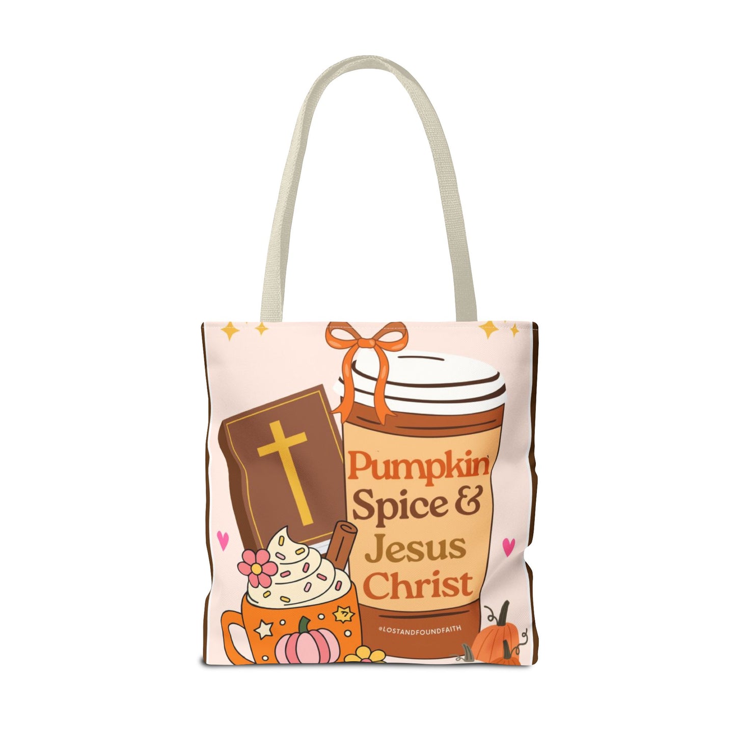 Pumpkin Spice & Jesus Tote Bag