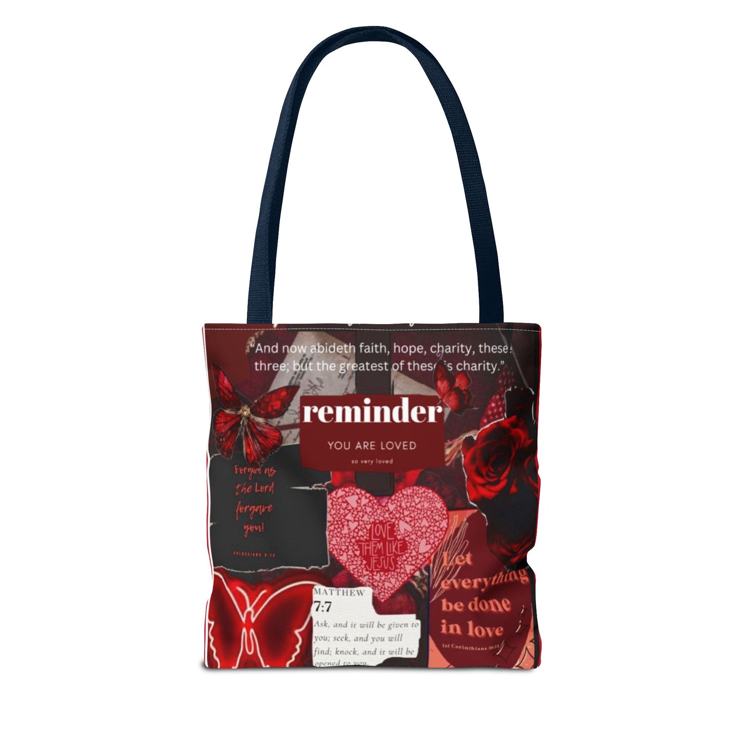 You are loved tote bag walk in love boldly