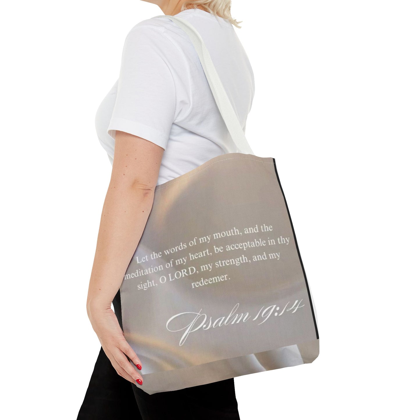 Meditation of my heart scripture Tote Bag psalm 19:14