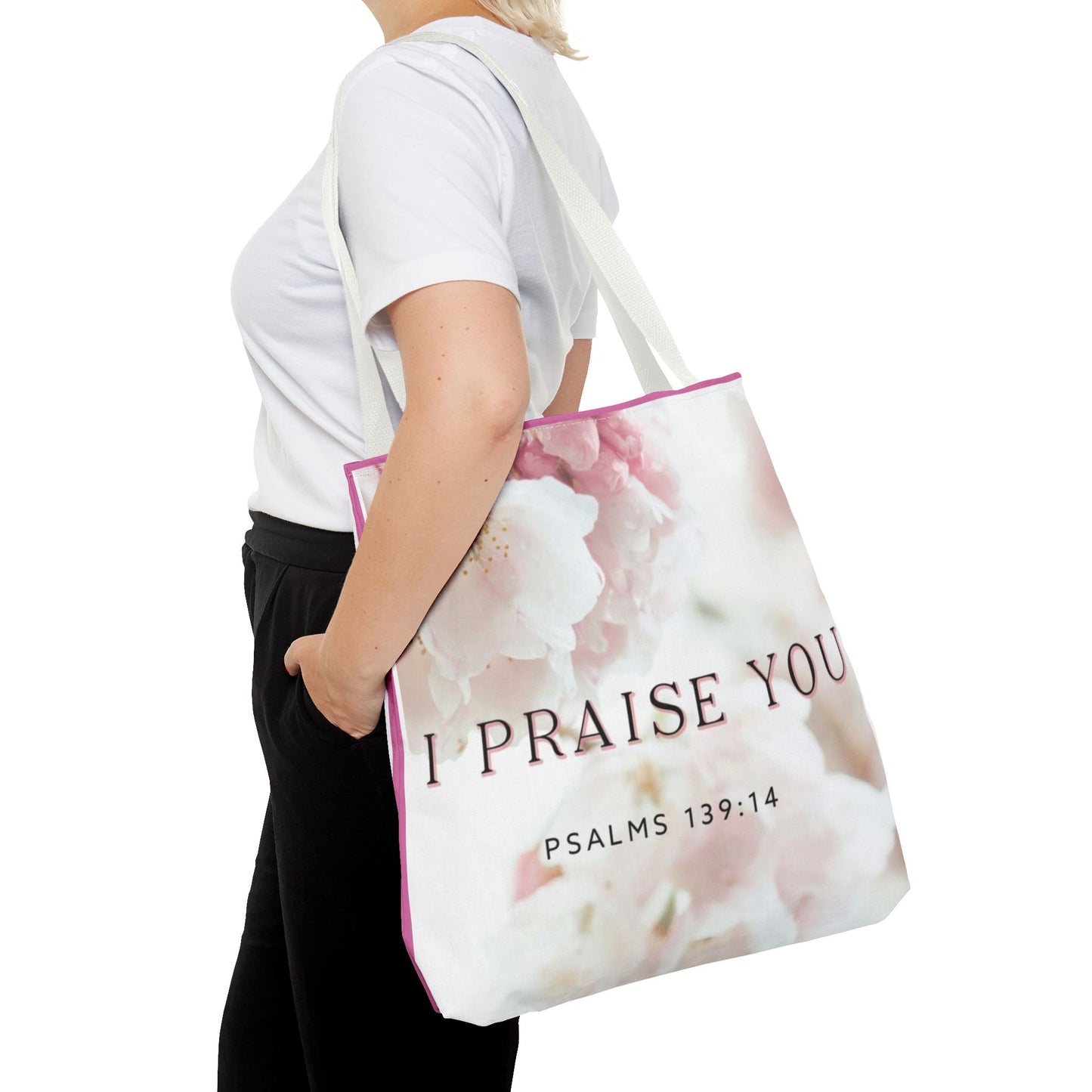 I praise you Tote Bag psalm 139:14