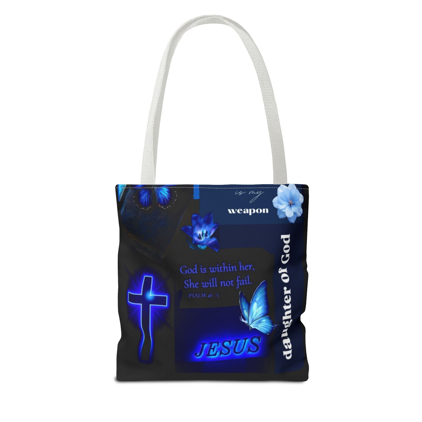 Inspirational Tote Bag for Christian Women - 'Daughter of God' Design