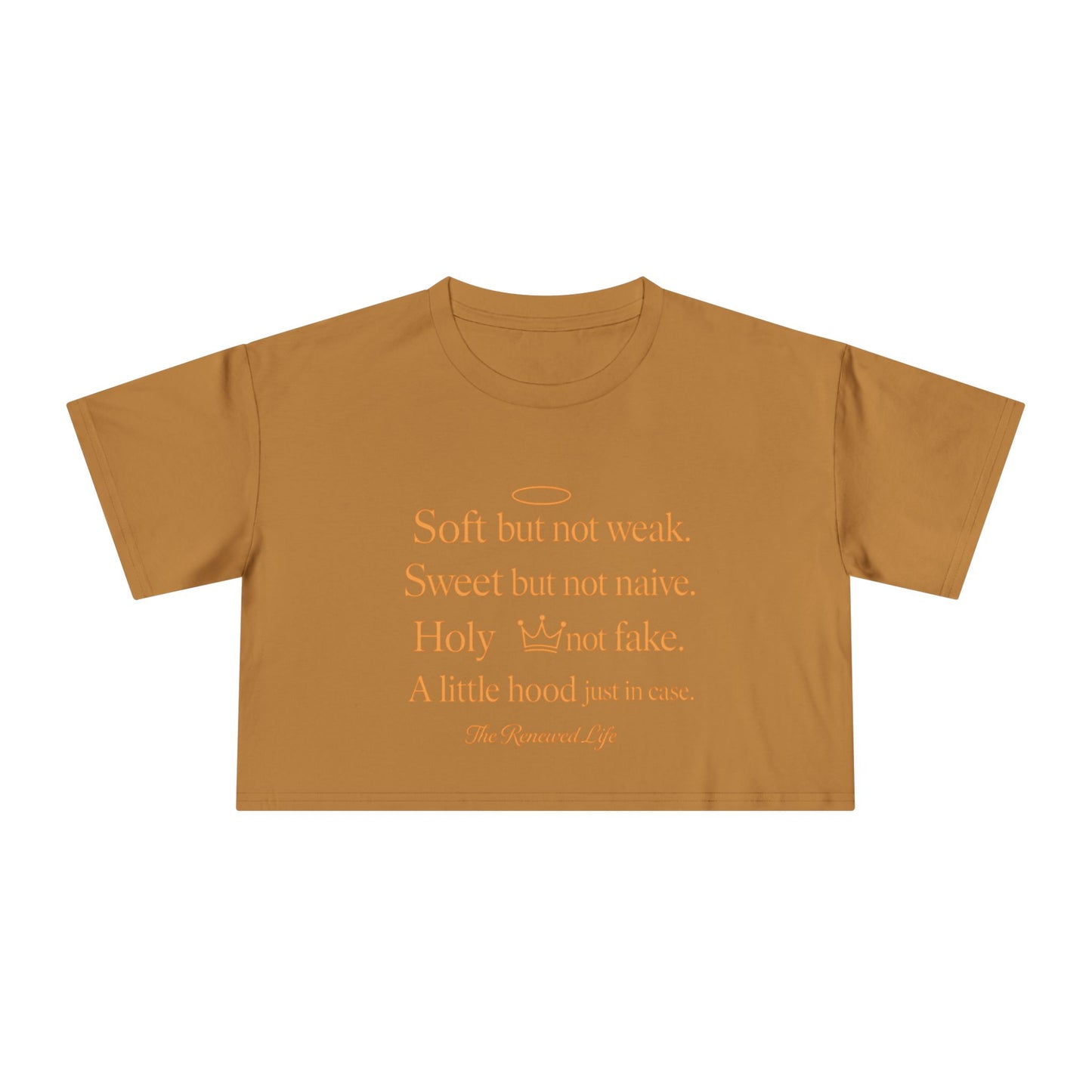 Soft but not weak Women's Crop Tee