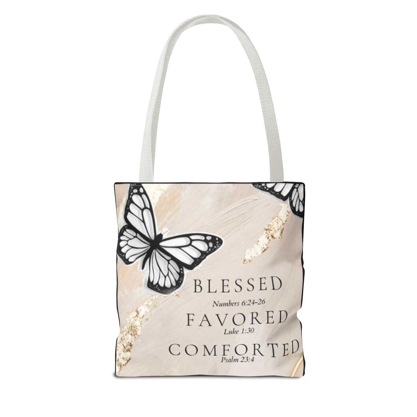 Blessed and  favored Tote Bag