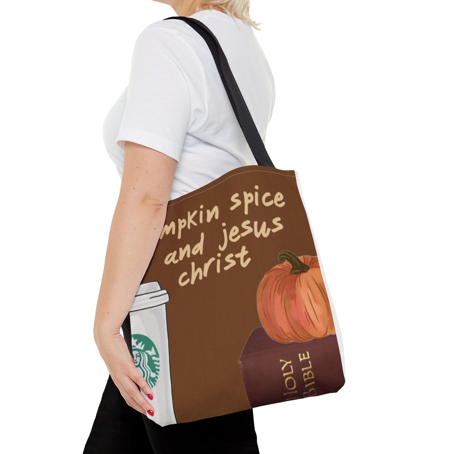 Pumpkin Spice Tote Bag - Cozy Fall Vibes
