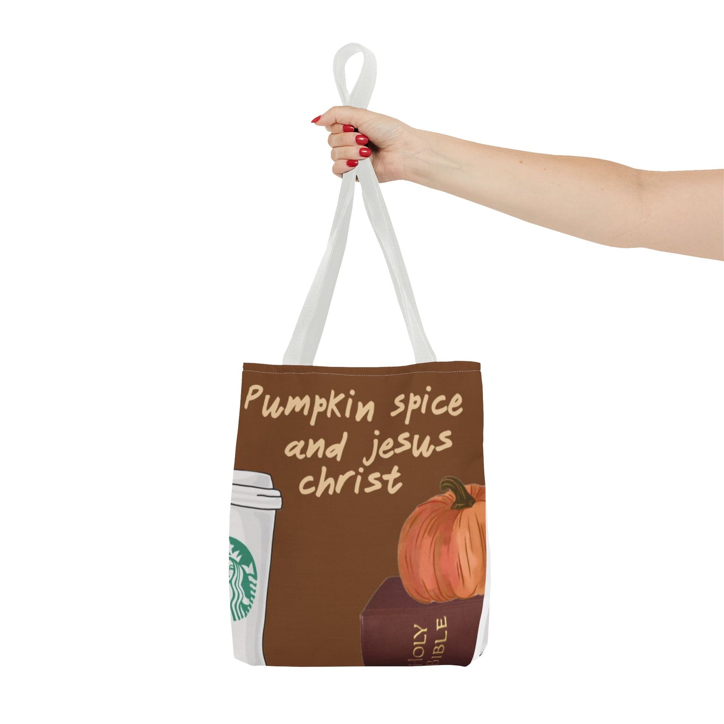 Pumpkin Spice Tote Bag - Cozy Fall Vibes