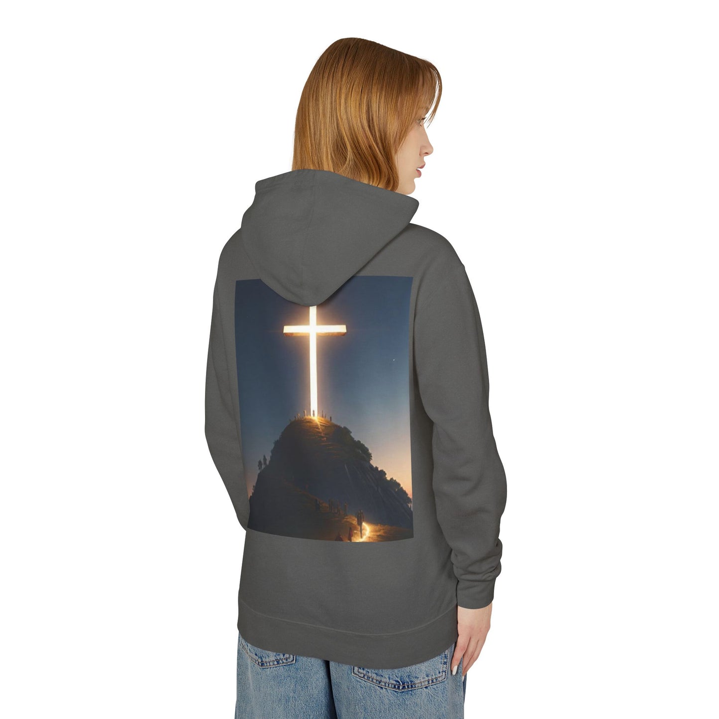 God first faith over fear hoodie unisex