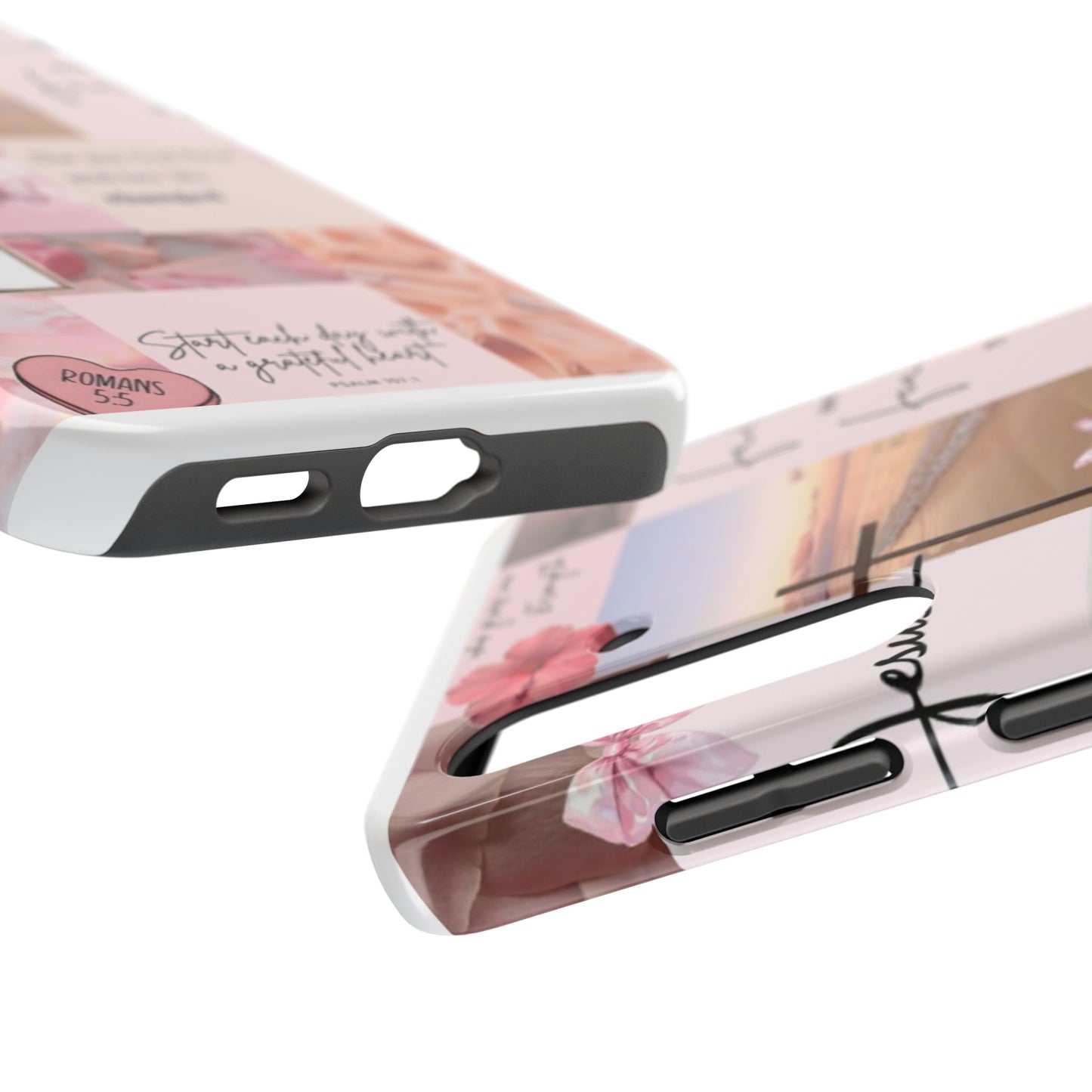 Put God first phone case, gentle strength, and soft surrender