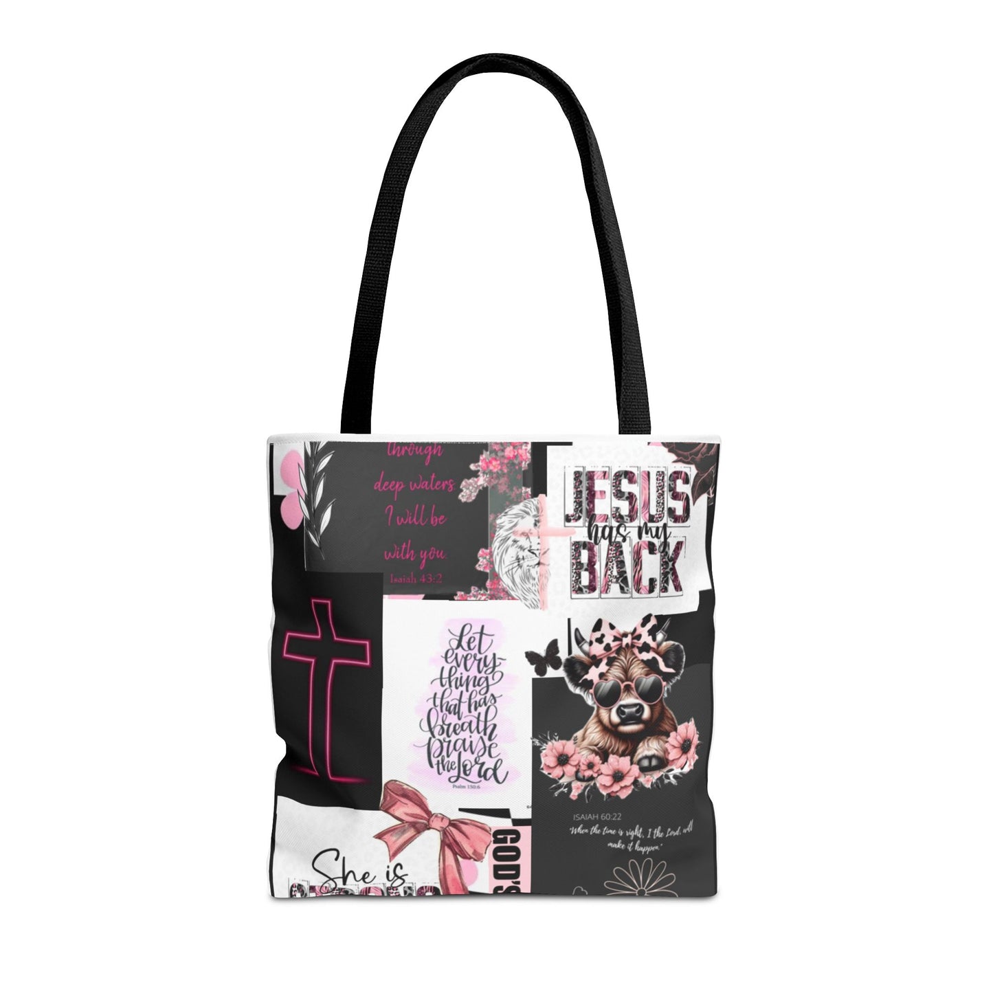 Inspirational Christian Tote Bag - Faith & Love Designs