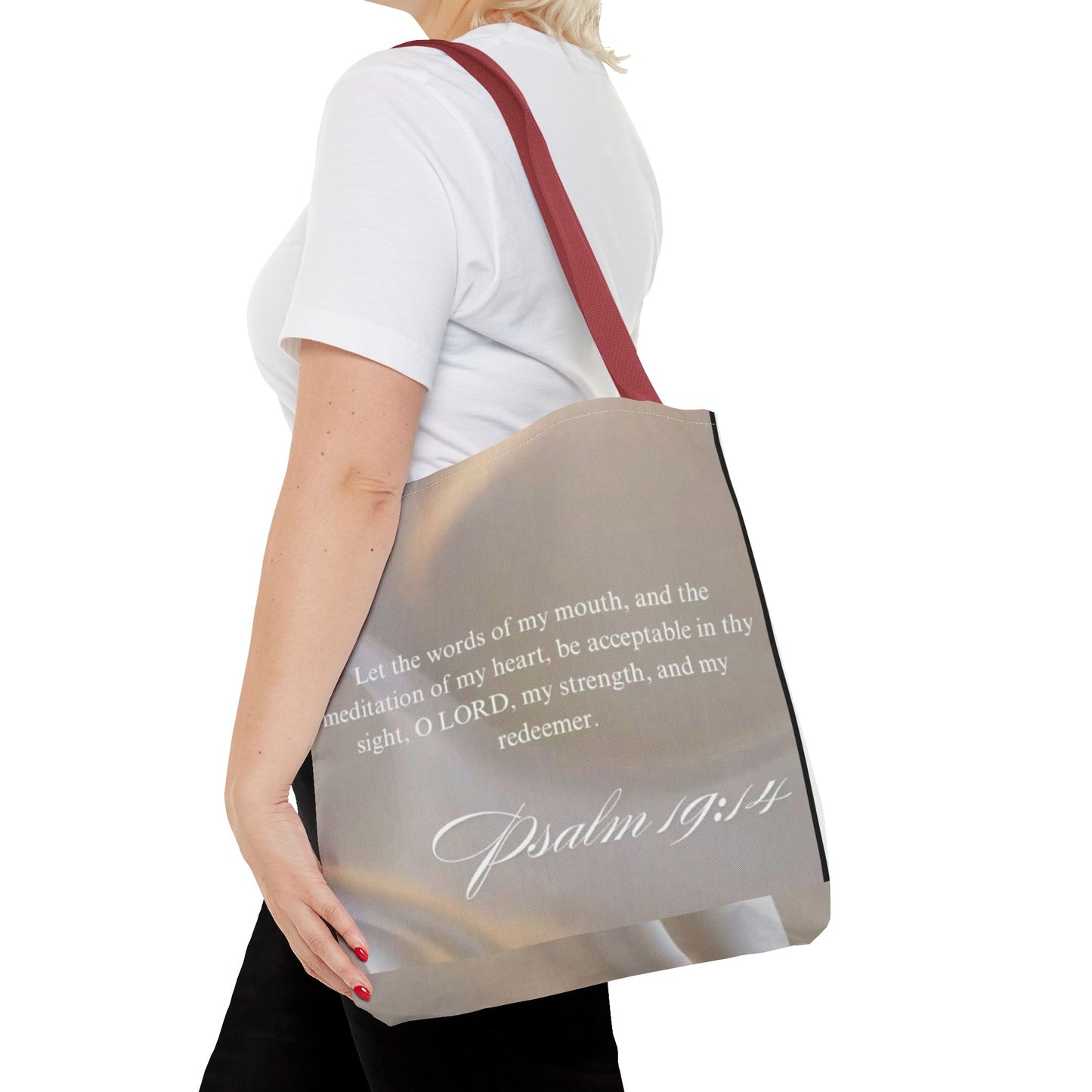 Meditation of my heart scripture Tote Bag psalm 19:14