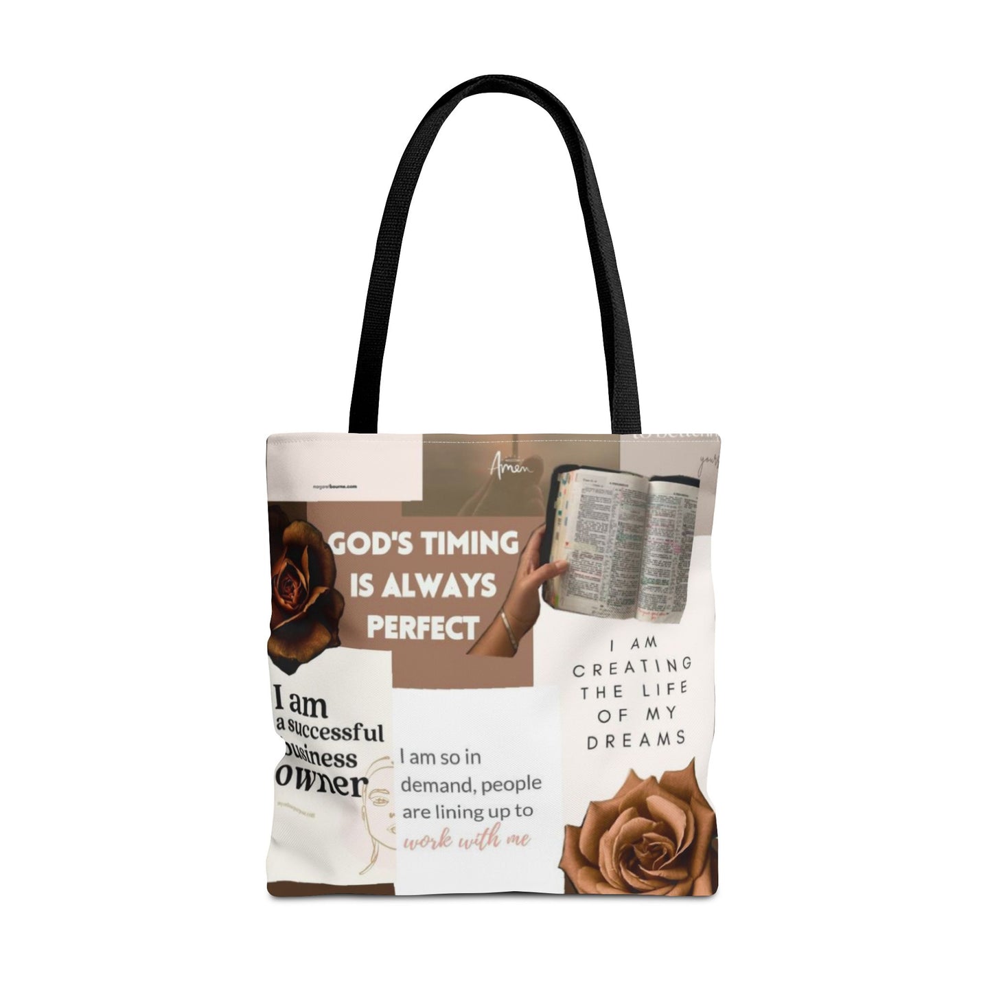 Inspirational Tote Bag for Goal-Driven Individuals