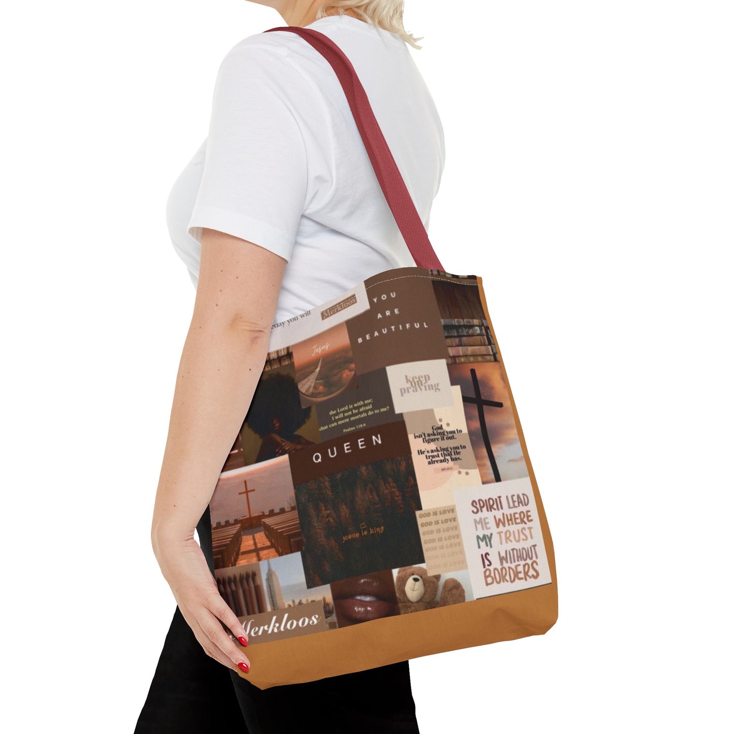 Jesus is king tote trust, beauty, identity