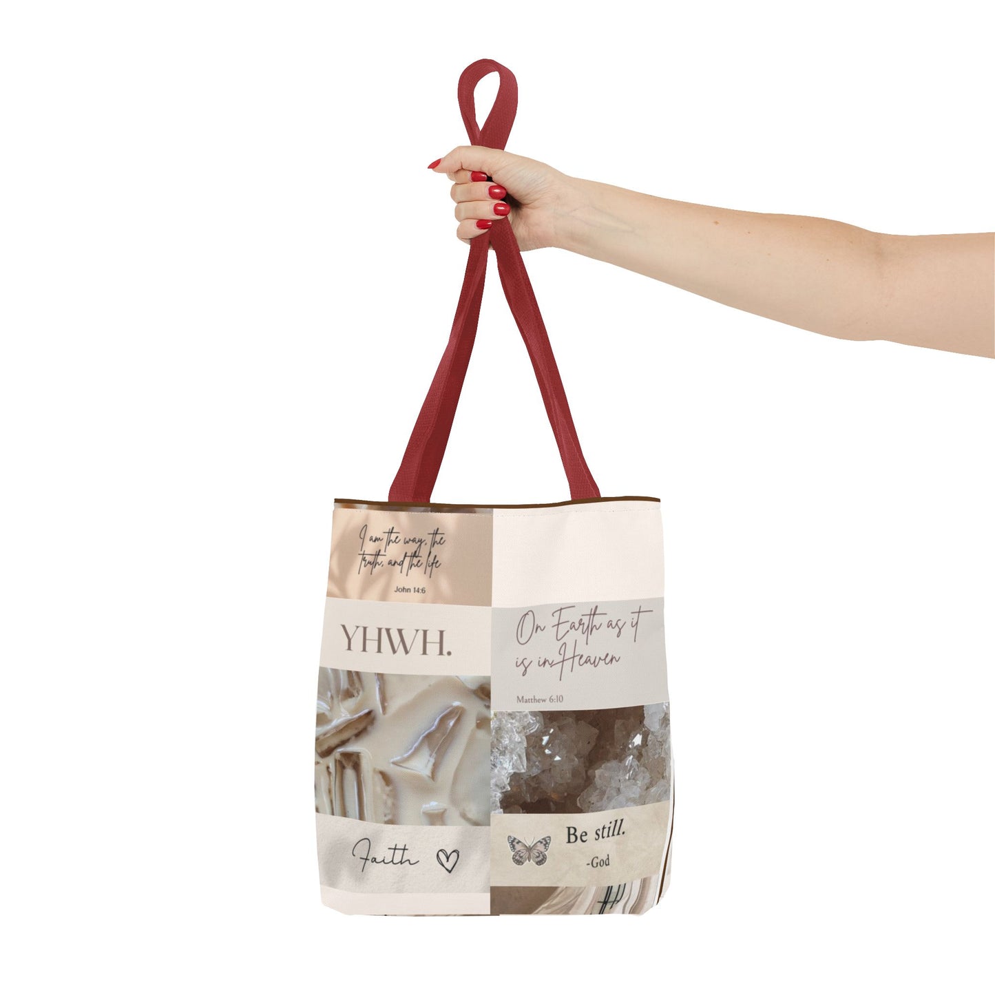 On earth as it is in heaven Tote Bag