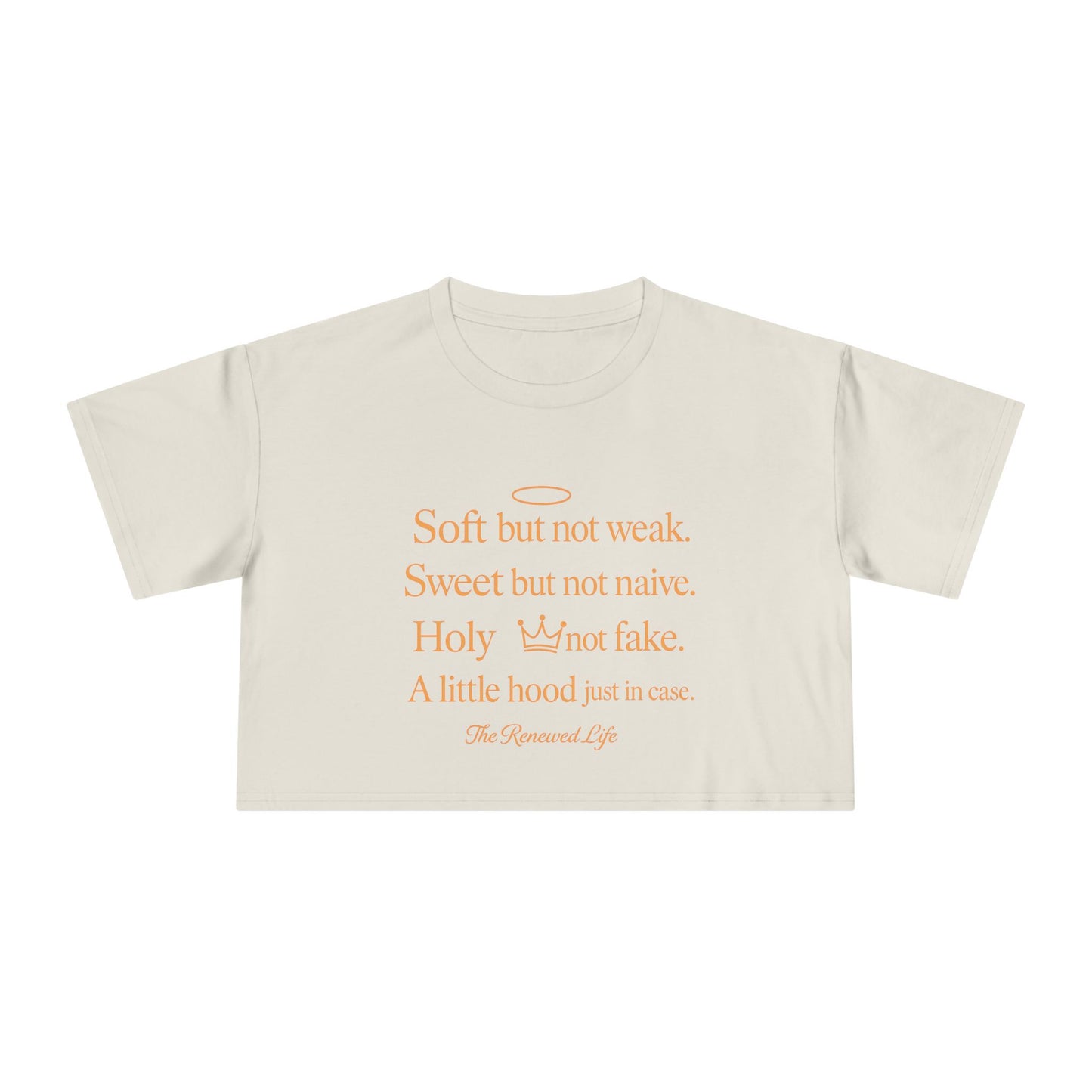 Soft but not weak Women's Crop Tee