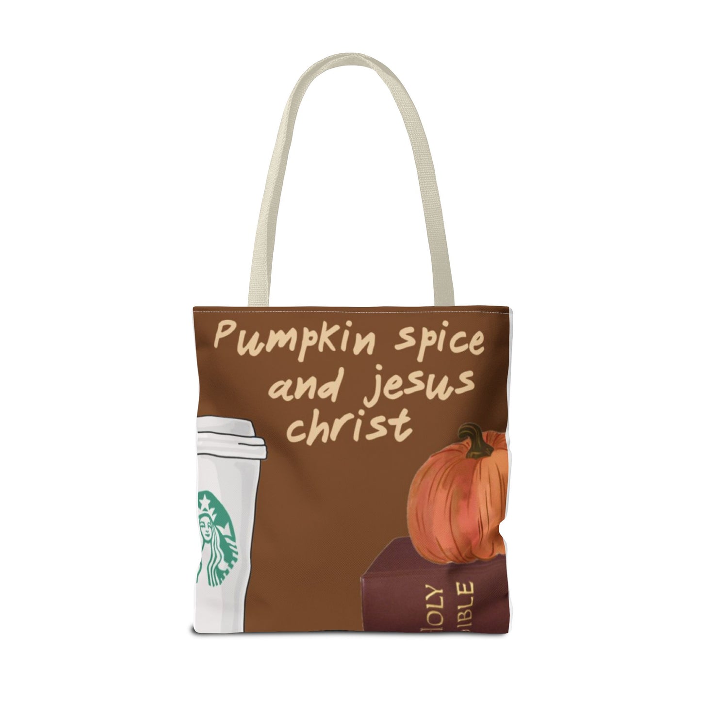 Pumpkin Spice Tote Bag - Cozy Fall Vibes