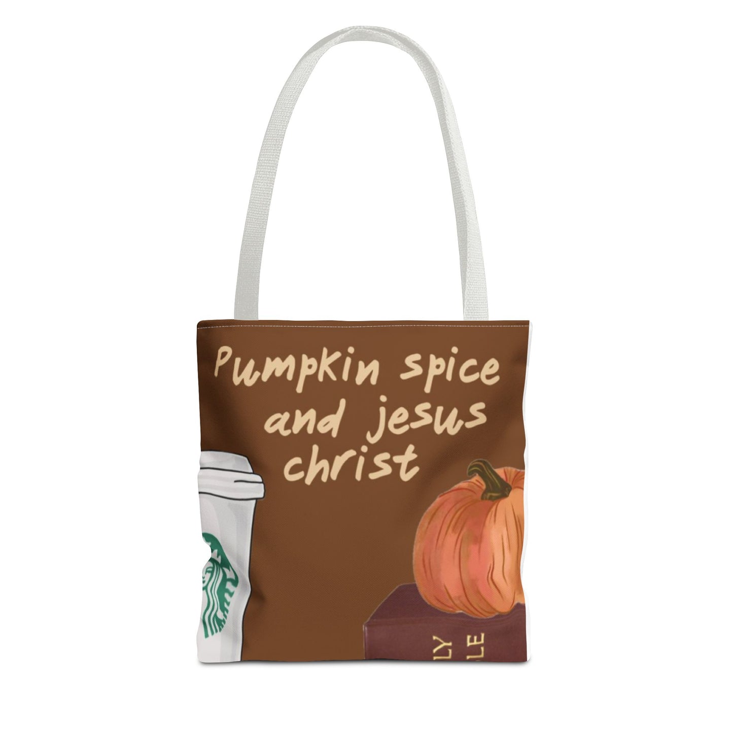 Pumpkin Spice Tote Bag - Cozy Fall Vibes