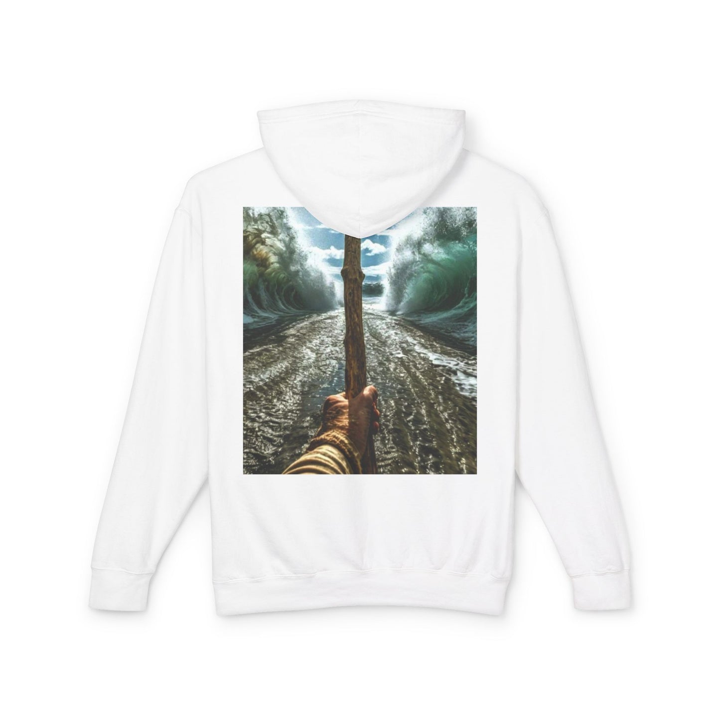 Faith over fear red sea hoodie