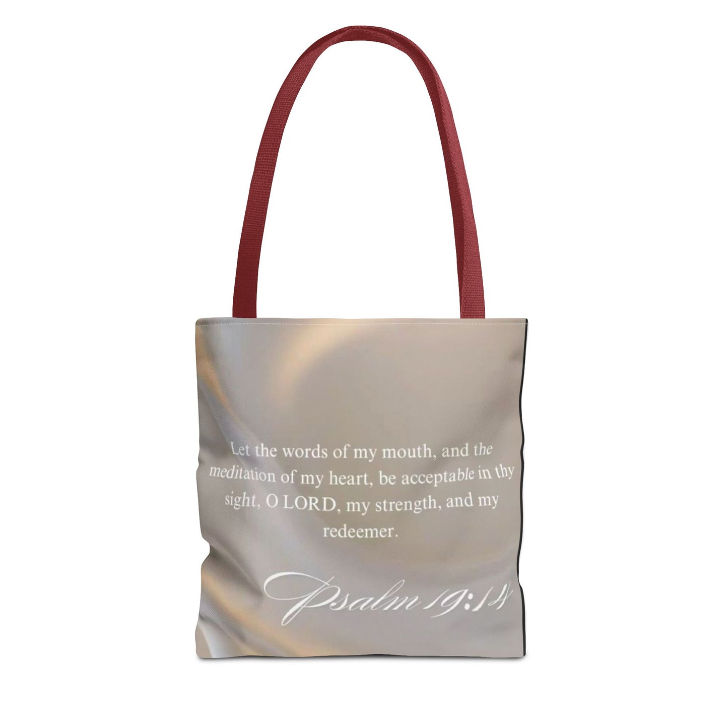Meditation of my heart scripture Tote Bag psalm 19:14