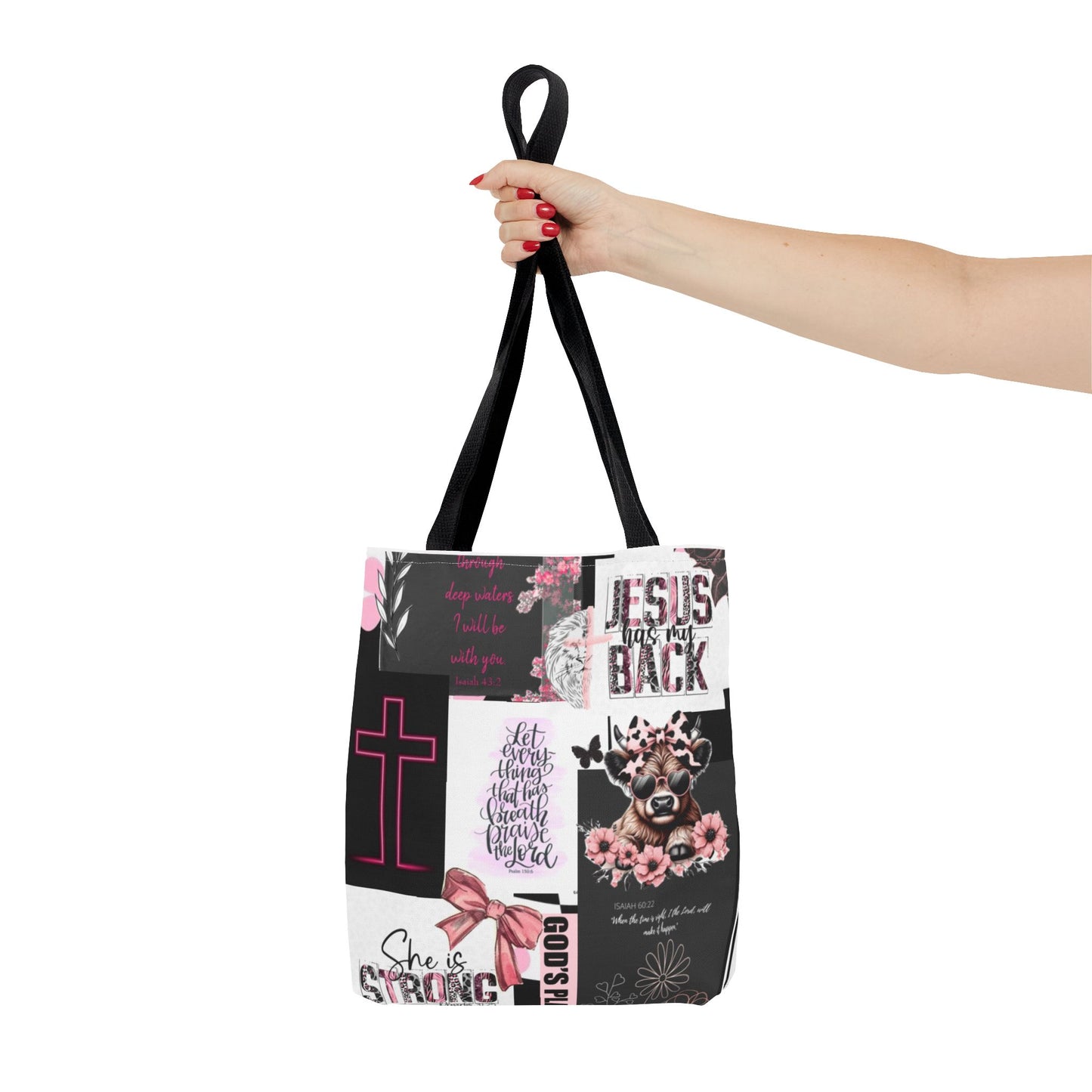 Inspirational Christian Tote Bag - Faith & Love Designs