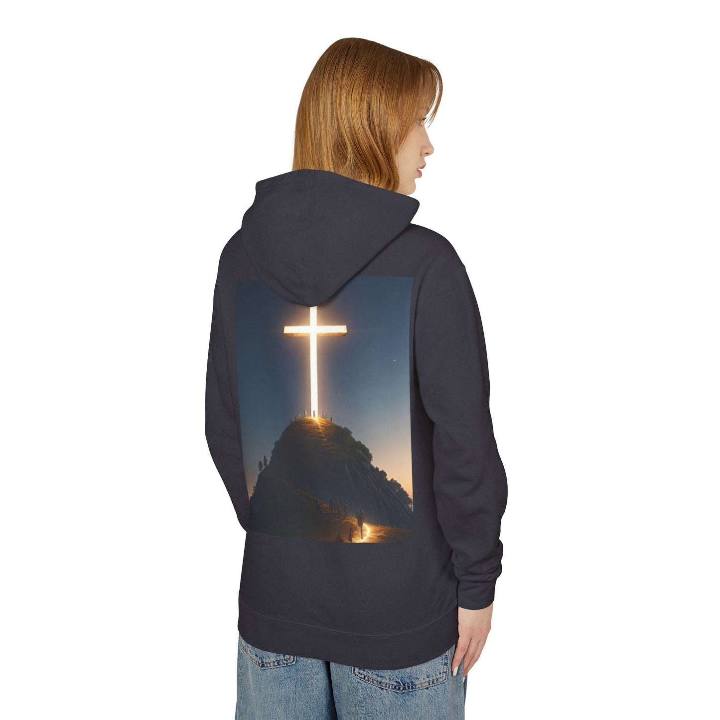 God first faith over fear hoodie unisex