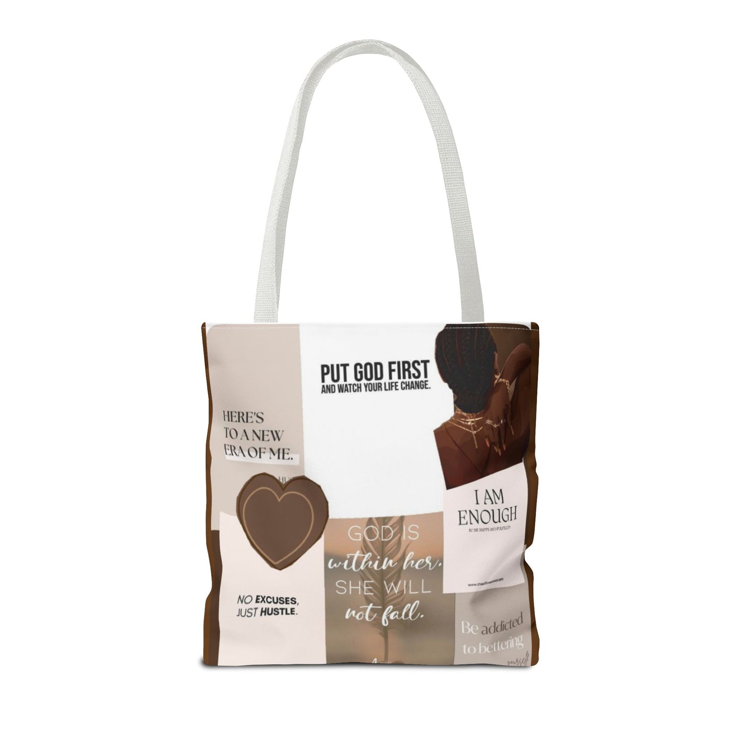 Inspirational Tote Bag with Motivational Quotes