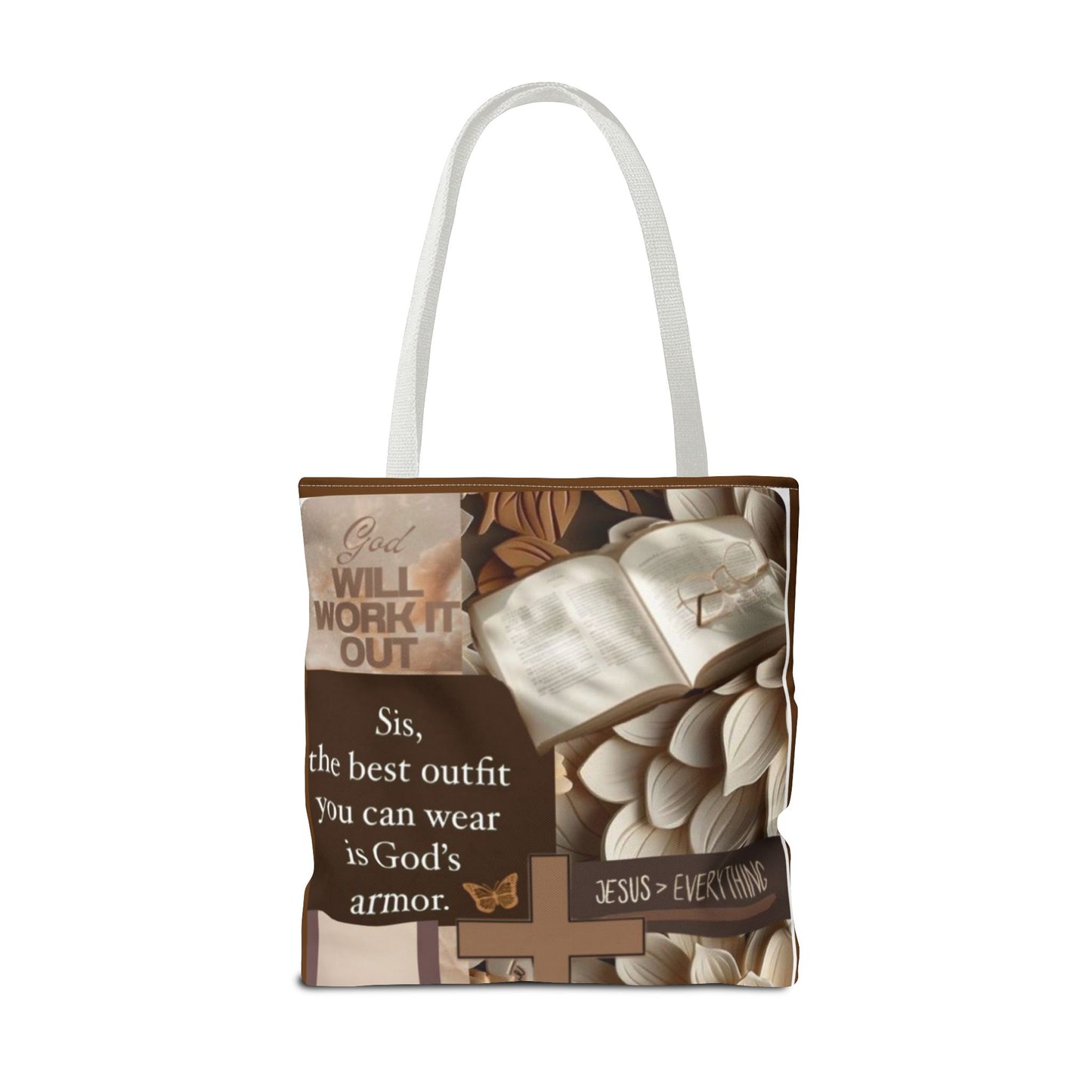 Inspirational Faith Tote Bag - Jesus is Everything Design