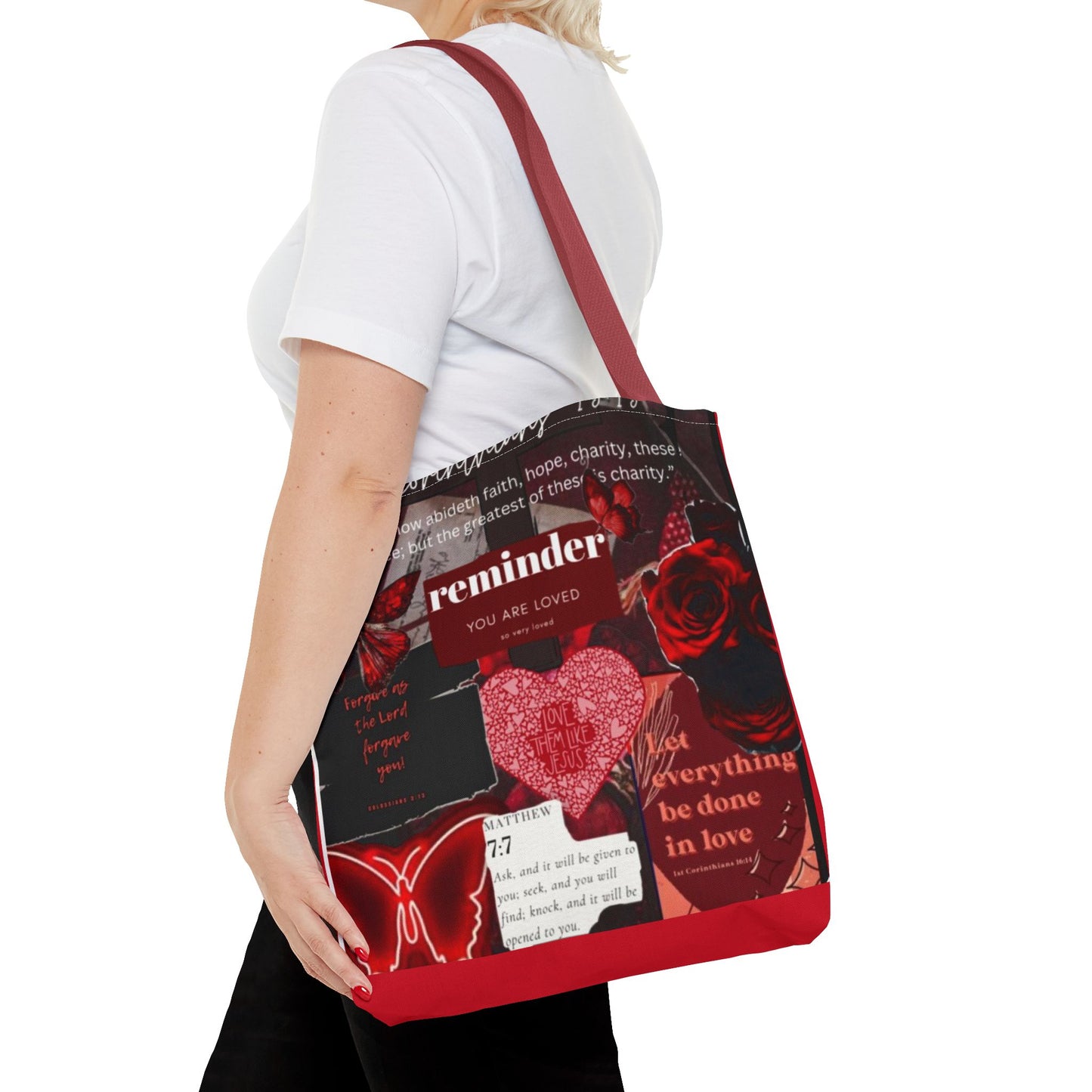 You are loved tote bag walk in love boldly