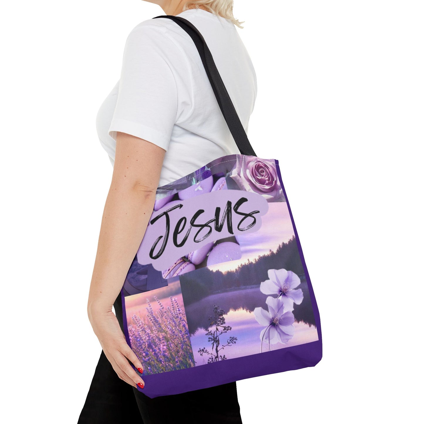 Jesus totes, calm, covered, and centered