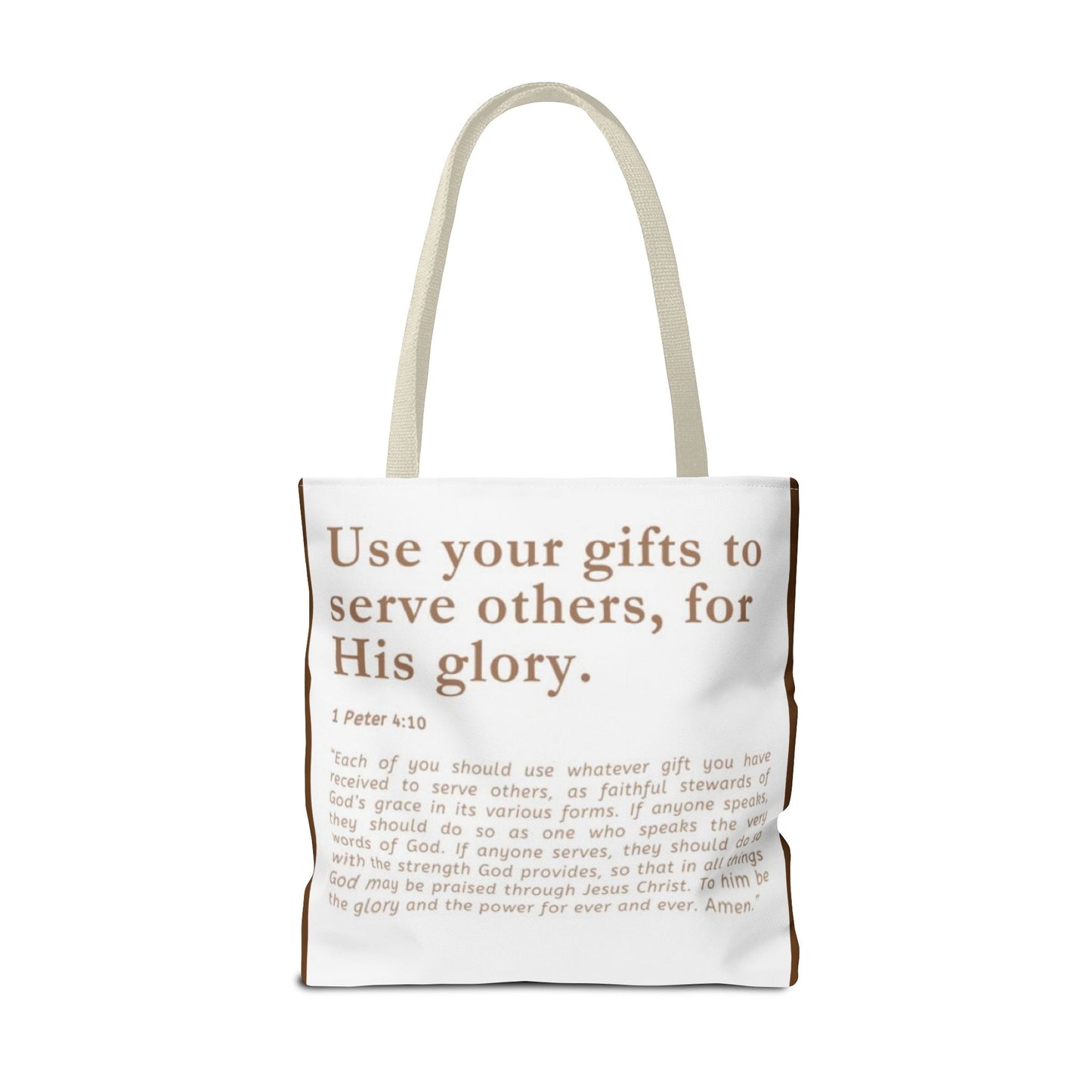 Inspiration Tote Bag - Use Your Gifts for His Glory