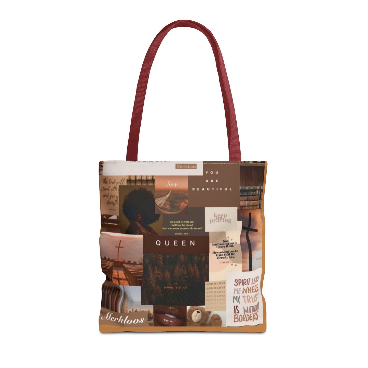 Jesus is king tote trust, beauty, identity