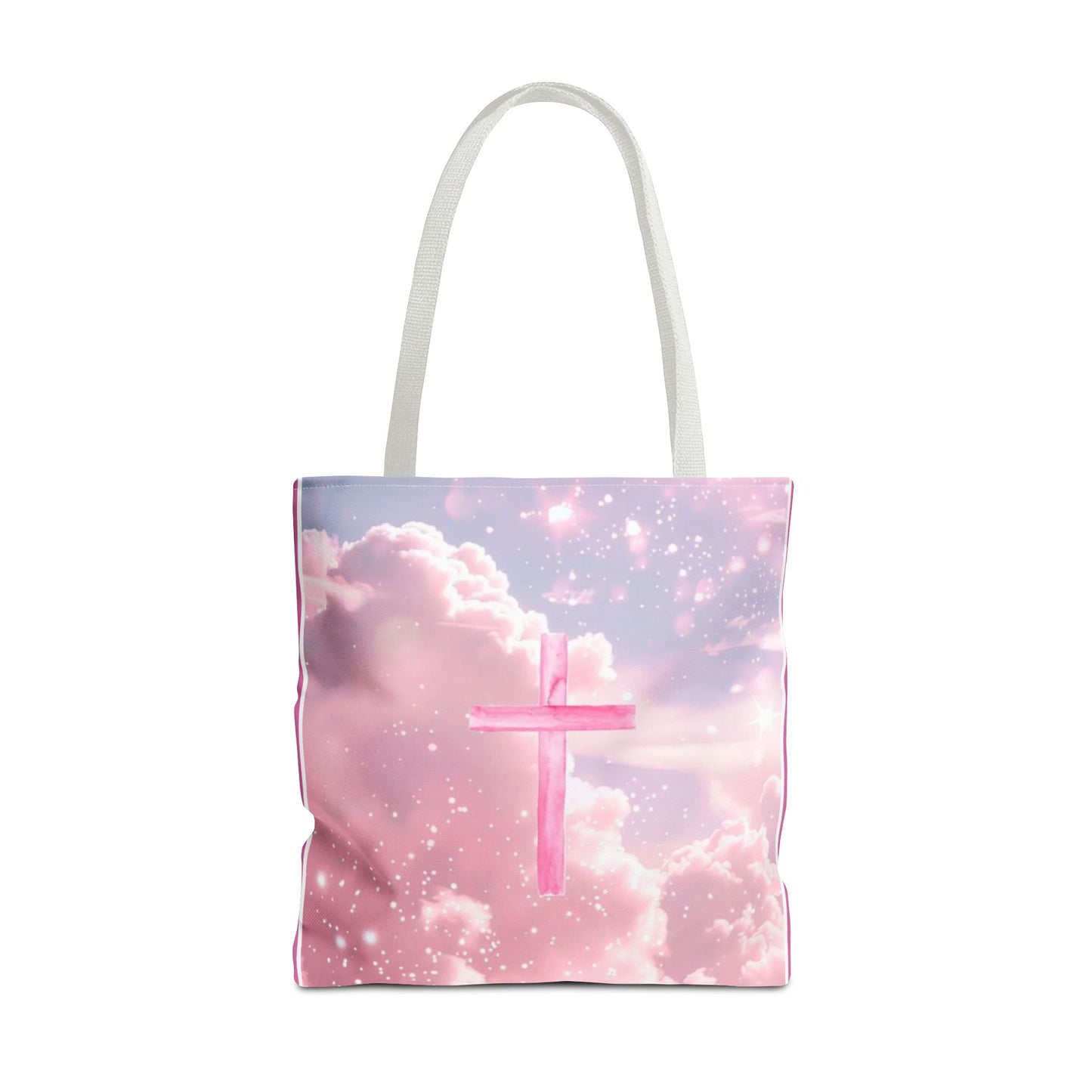 Inspirational Pink Cloud Tote Bag