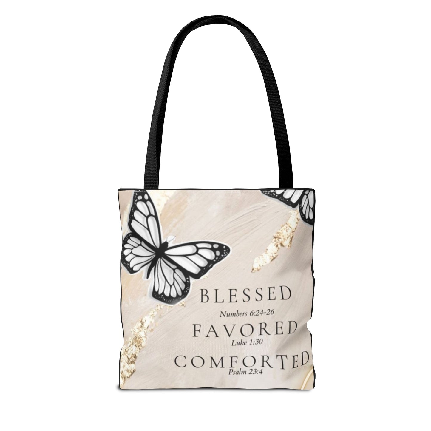 Blessed and  favored Tote Bag