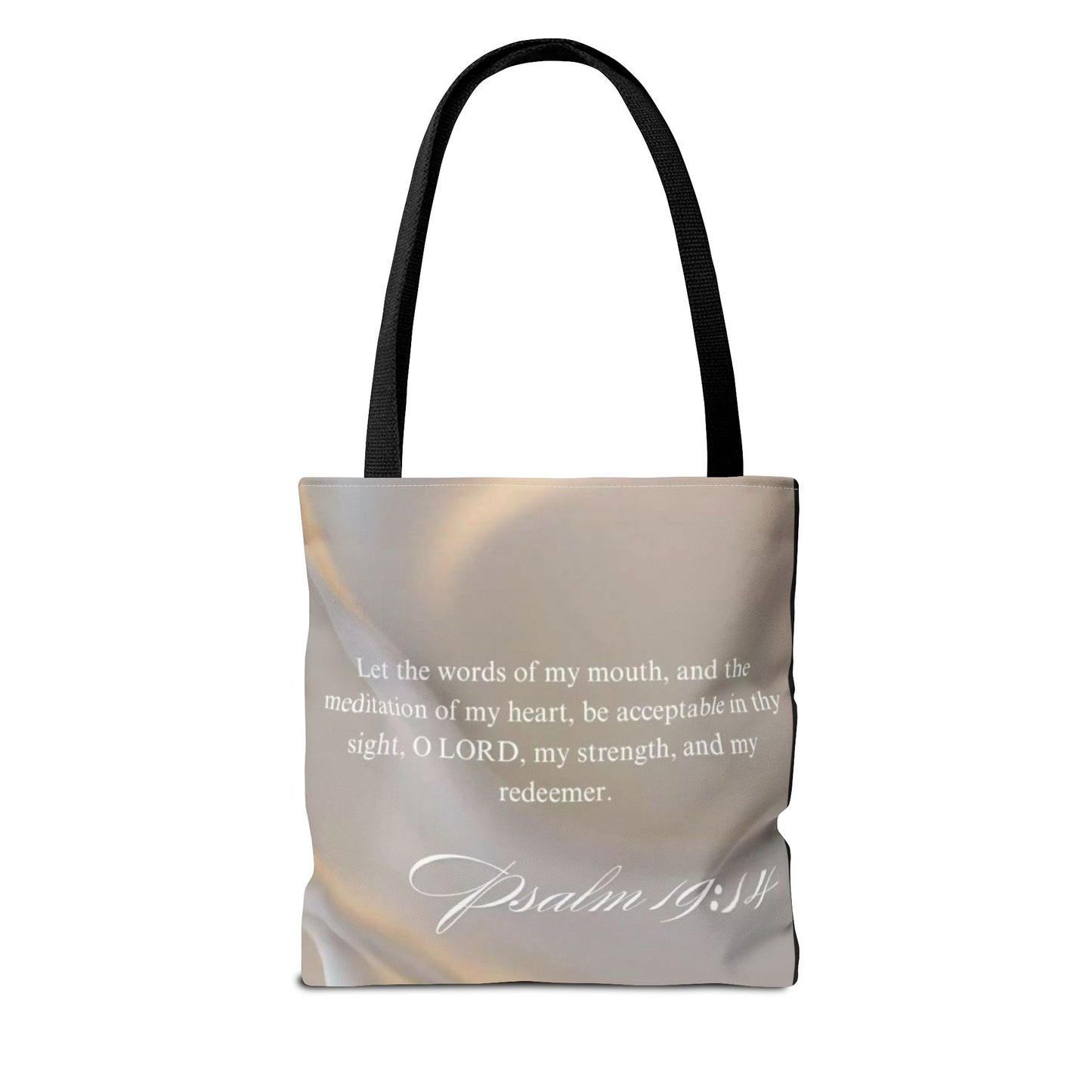 Meditation of my heart scripture Tote Bag psalm 19:14