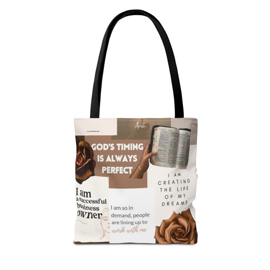Inspirational Tote Bag for Goal-Driven Individuals