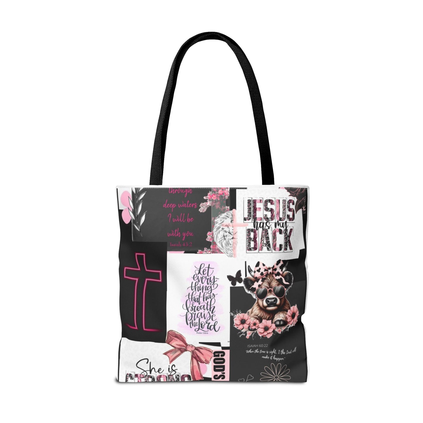 Inspirational Christian Tote Bag - Faith & Love Designs
