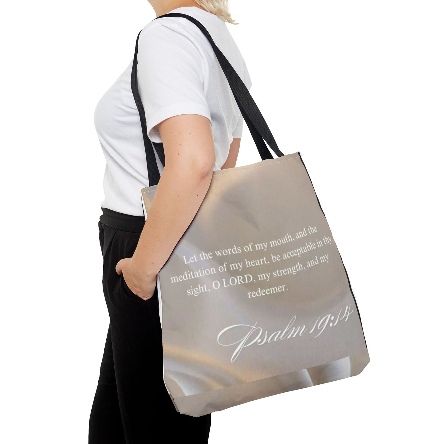 Meditation of my heart scripture Tote Bag psalm 19:14