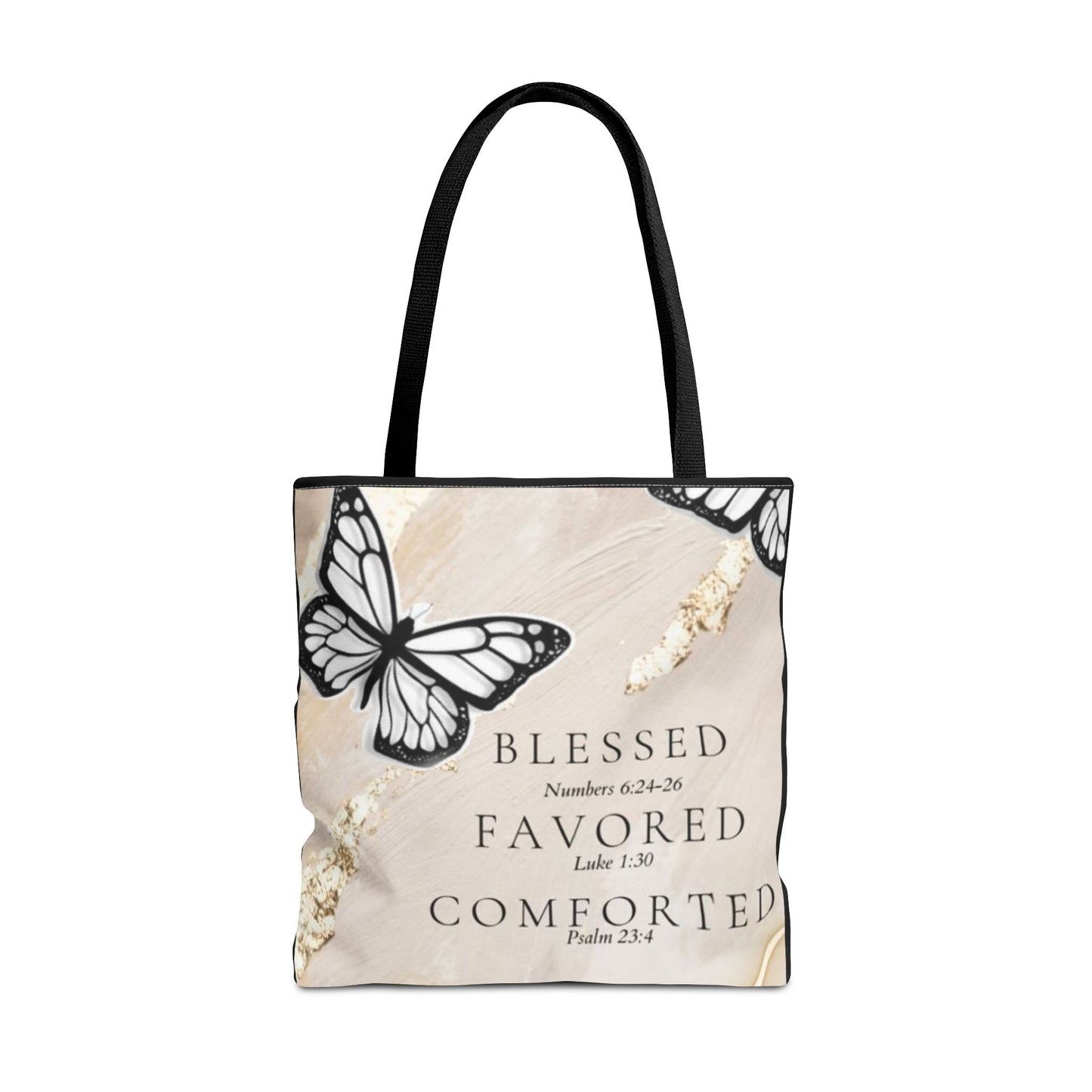 Blessed and  favored Tote Bag